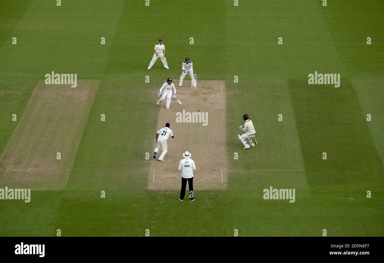 Surrey s Tom Curran left And Steven Davies Batting Against Surrey s Tom Curran left And Steven Davies Batting Against
