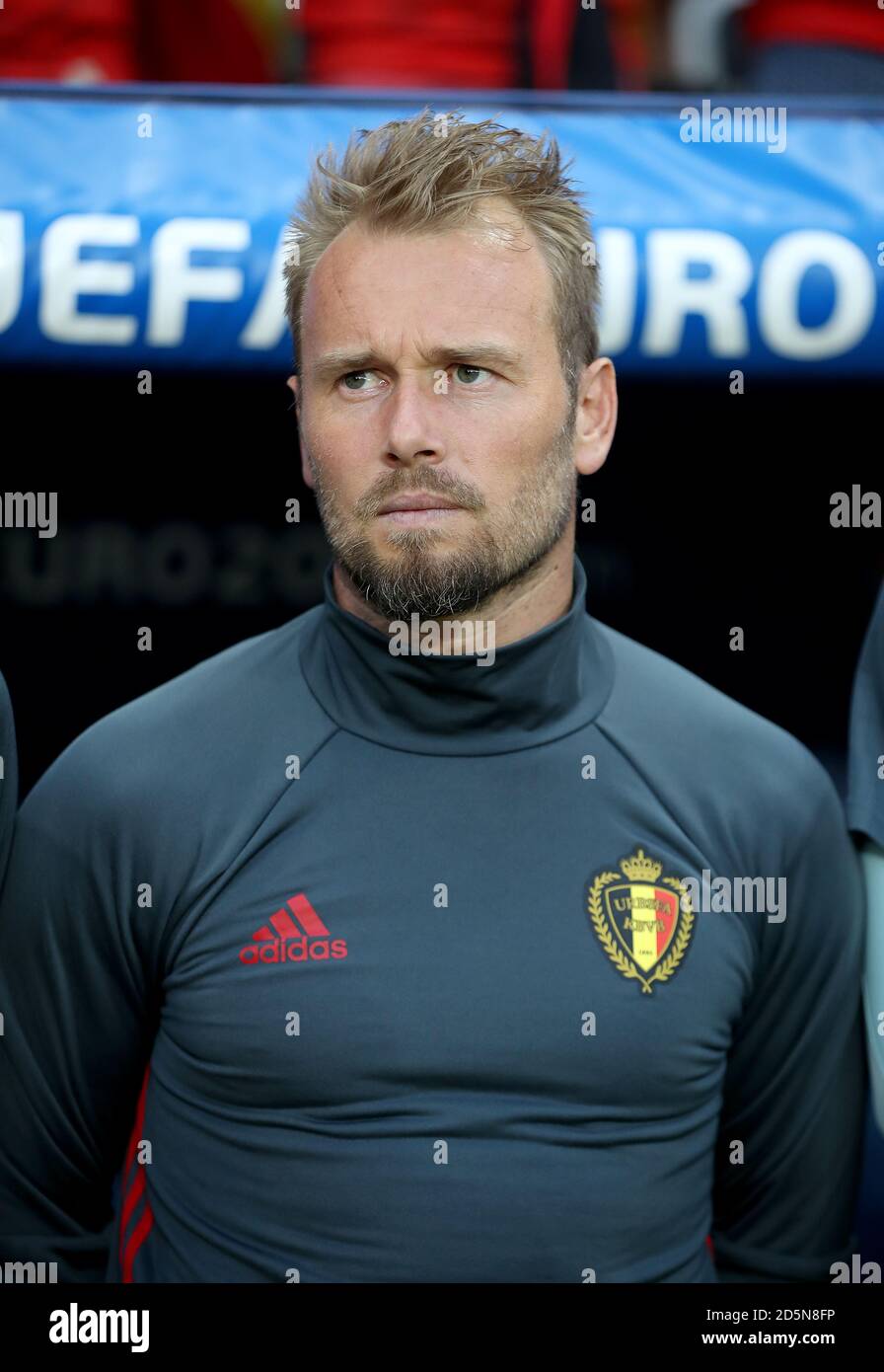 Belgium goalkeeper Jean-Francois Gillet Stock Photo - Alamy
