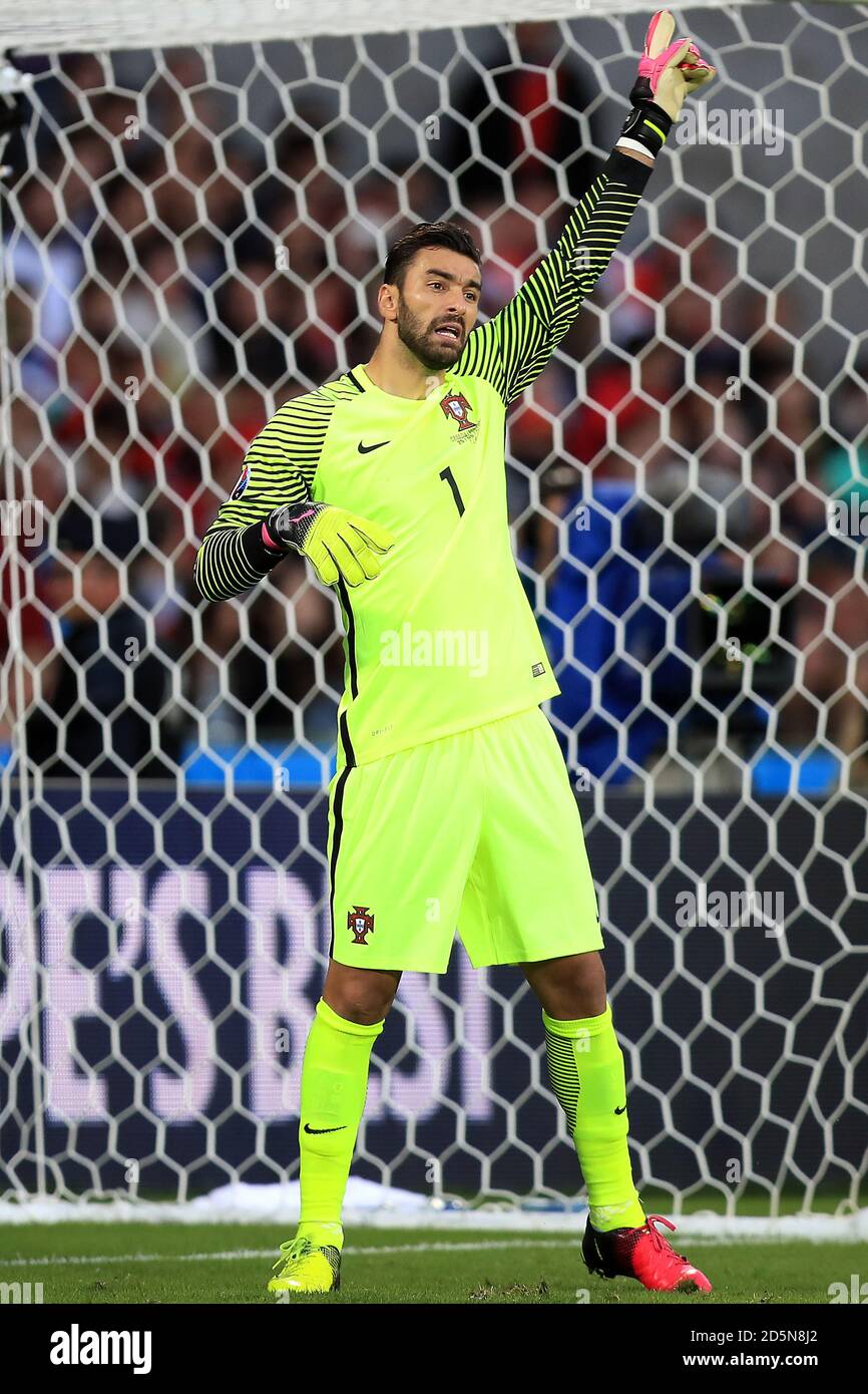 Portugal goalkeeper Rui Patricio Stock Photo