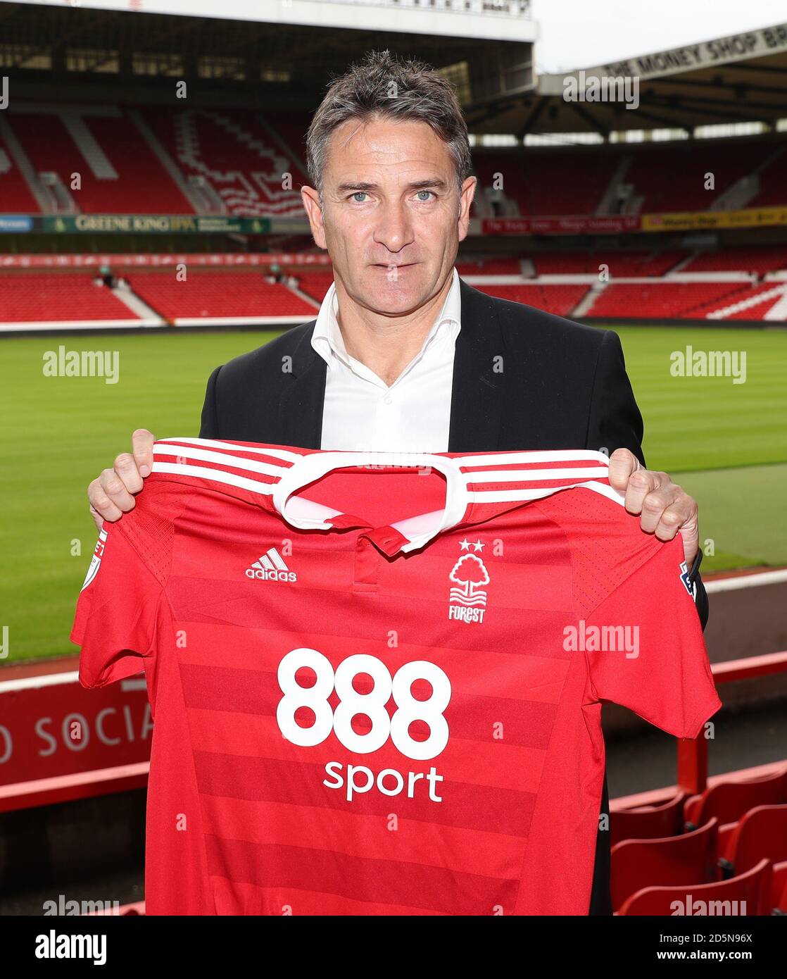 New Nottingham Forest manager Philippe Montanier poses for