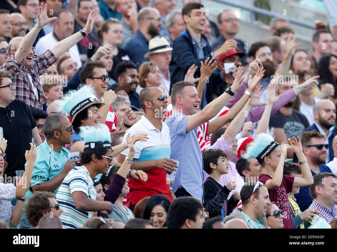 Fans in the stands Stock Photo Alamy