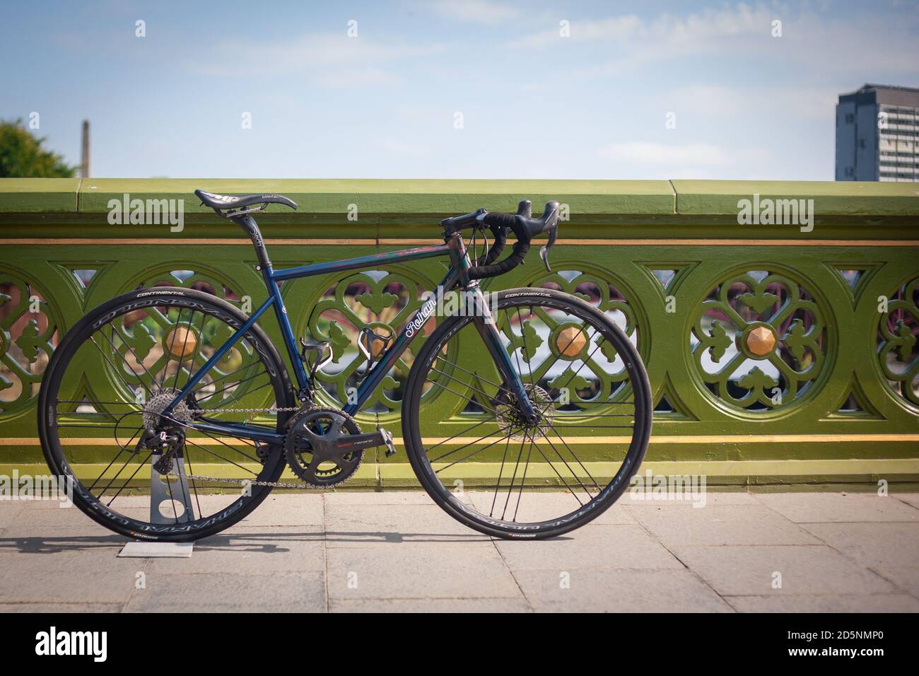 Fillet brazed steel bicycle Stock Photo