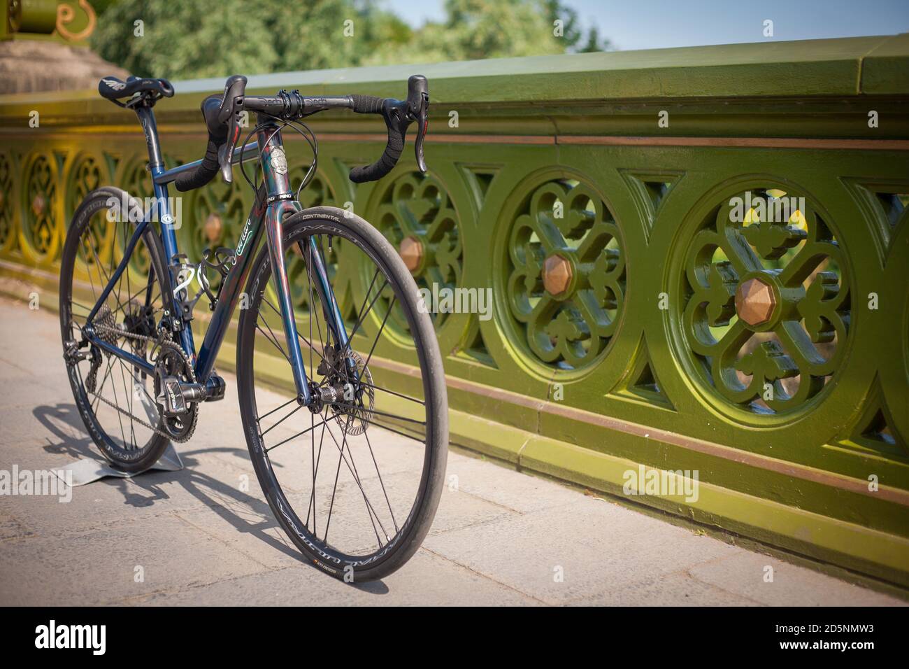 Fillet brazed steel bicycle Stock Photo