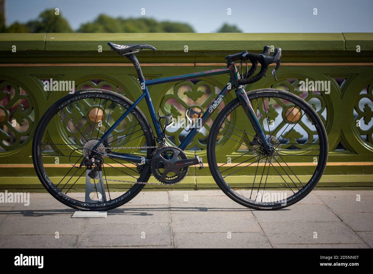 Fillet brazed steel bicycle Stock Photo
