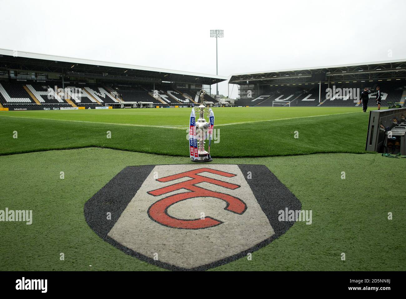 English football league championship trophy hires stock photography
