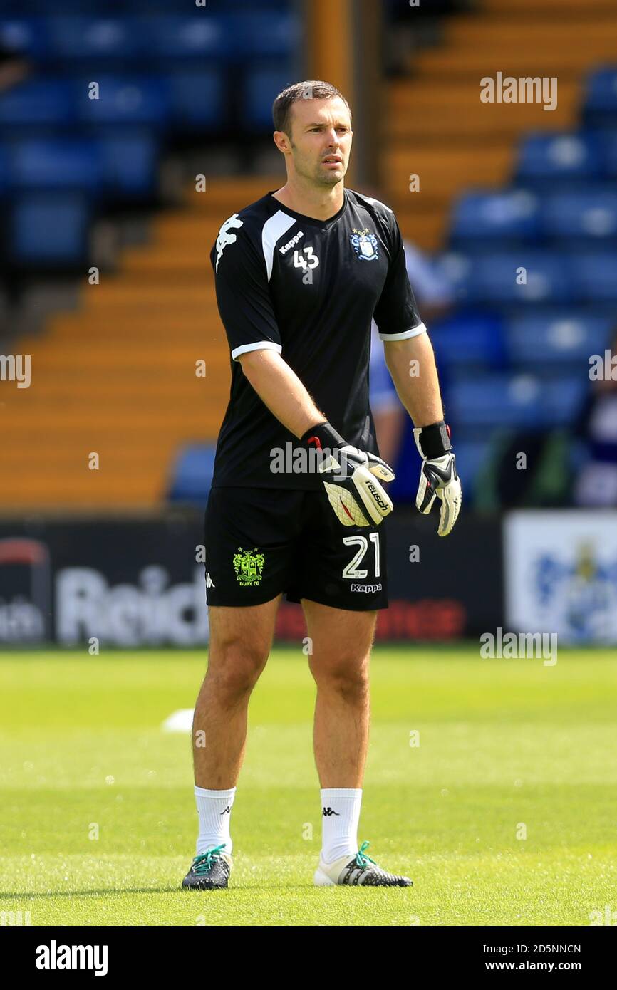 Bury goalkeeper Paul Rachubka Stock Photo Alamy