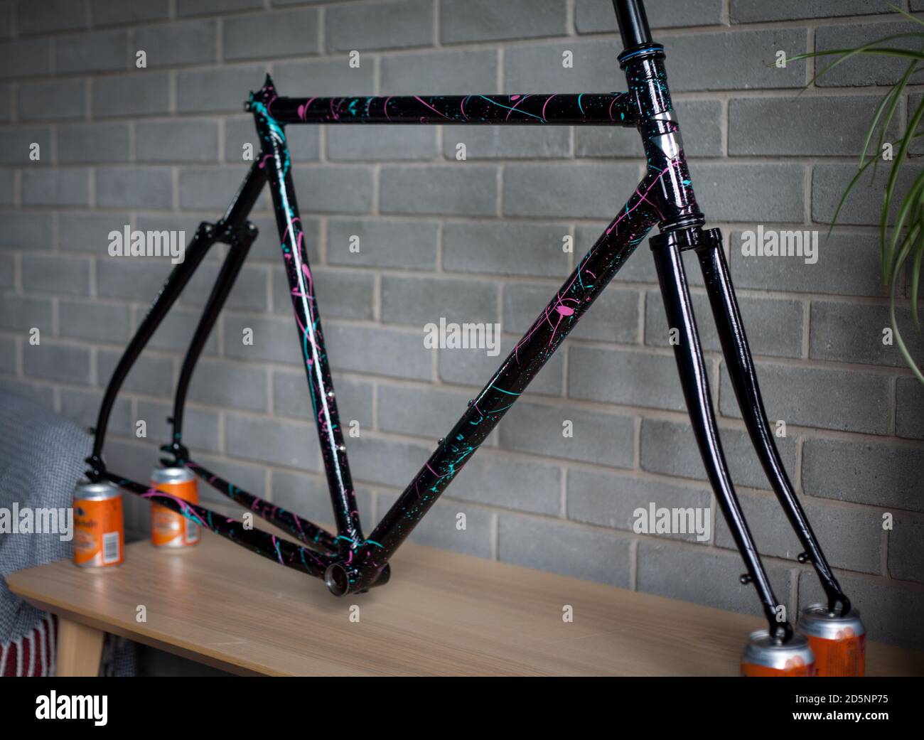 Handmade lugged all road bicycle frame by The Vandal Metalworks Stock