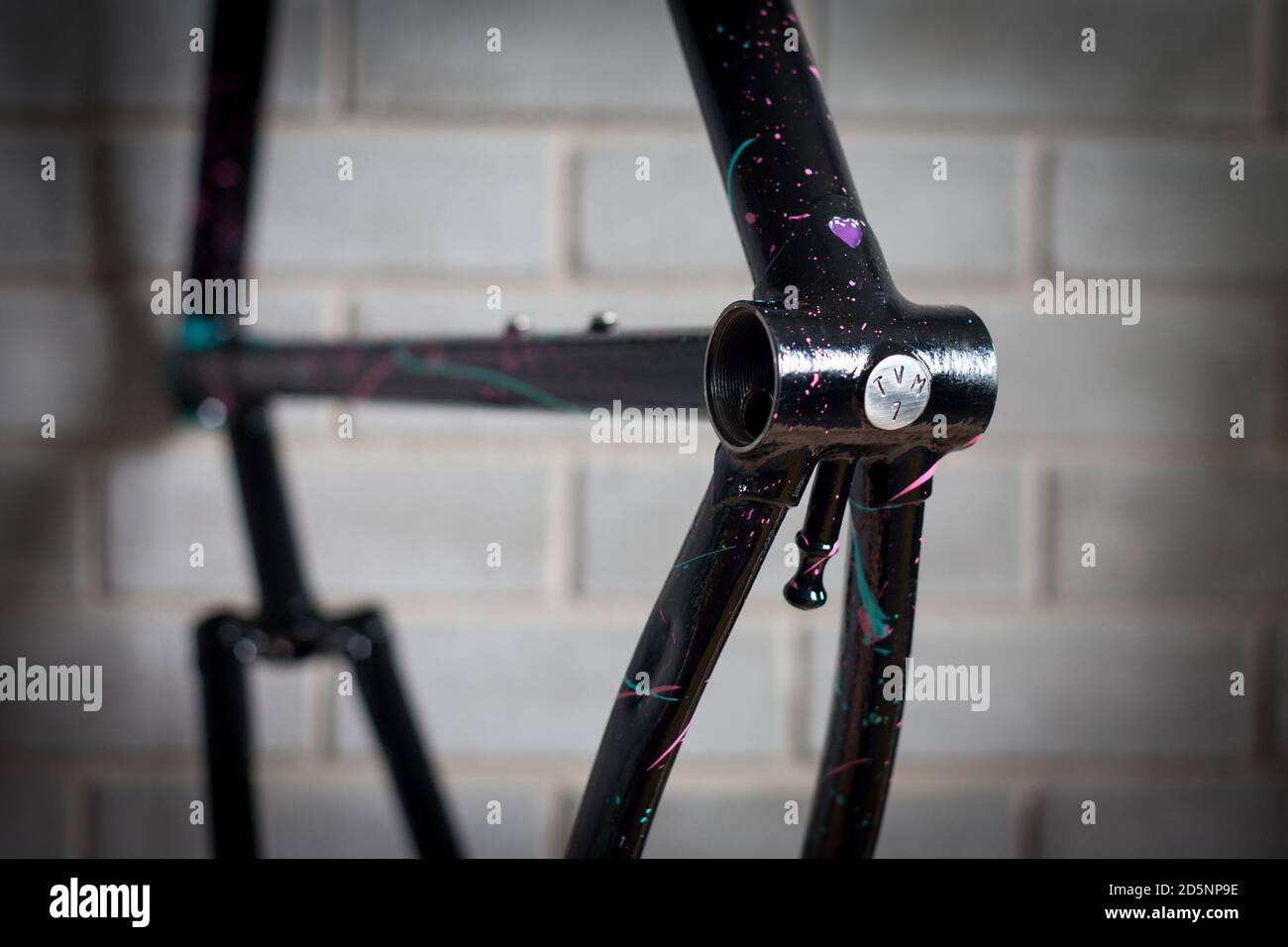 Handmade lugged all road bicycle frame by The Vandal Metalworks Stock