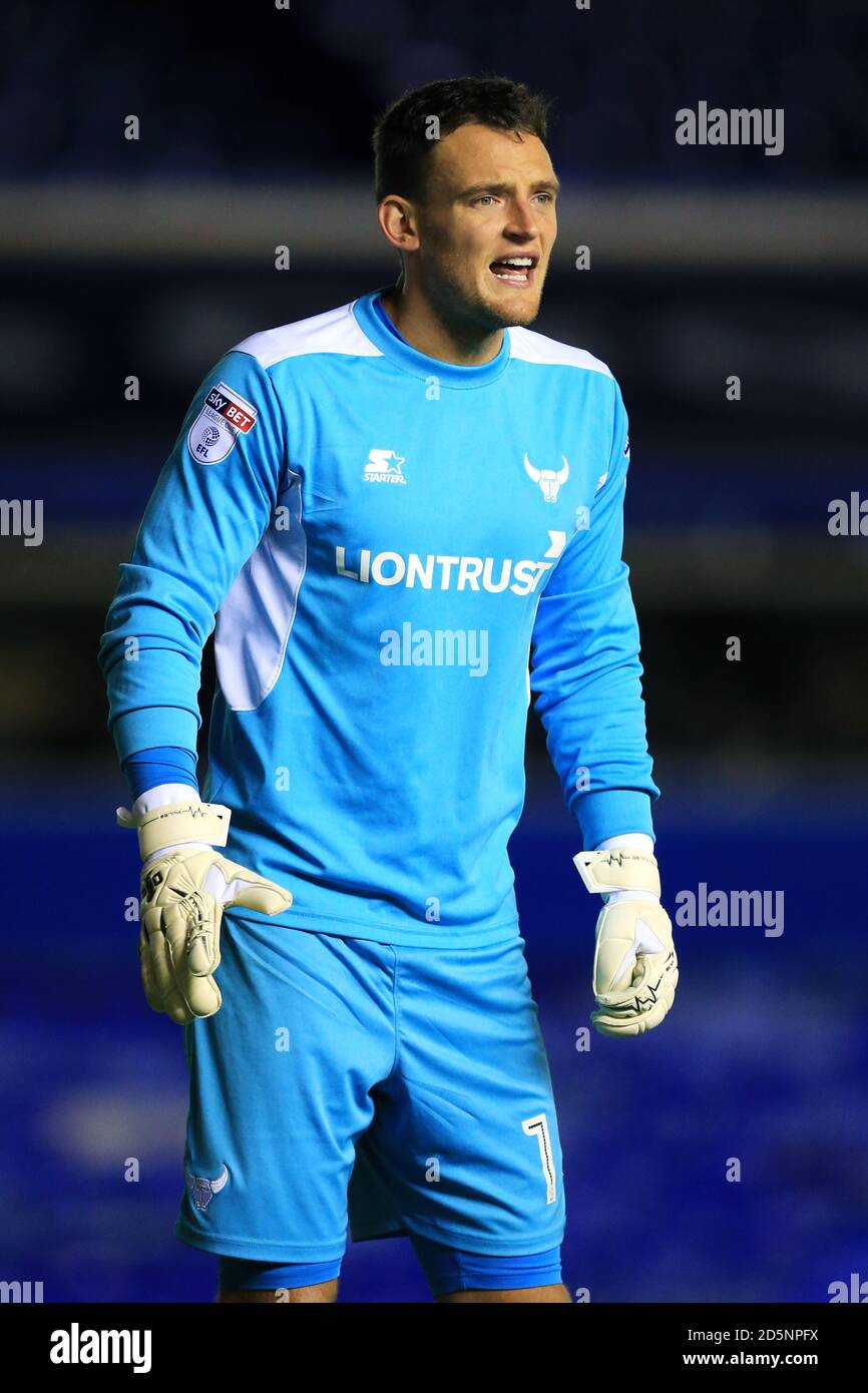 Oxford United goalkeeper Simon Eastwood Stock Photo Alamy