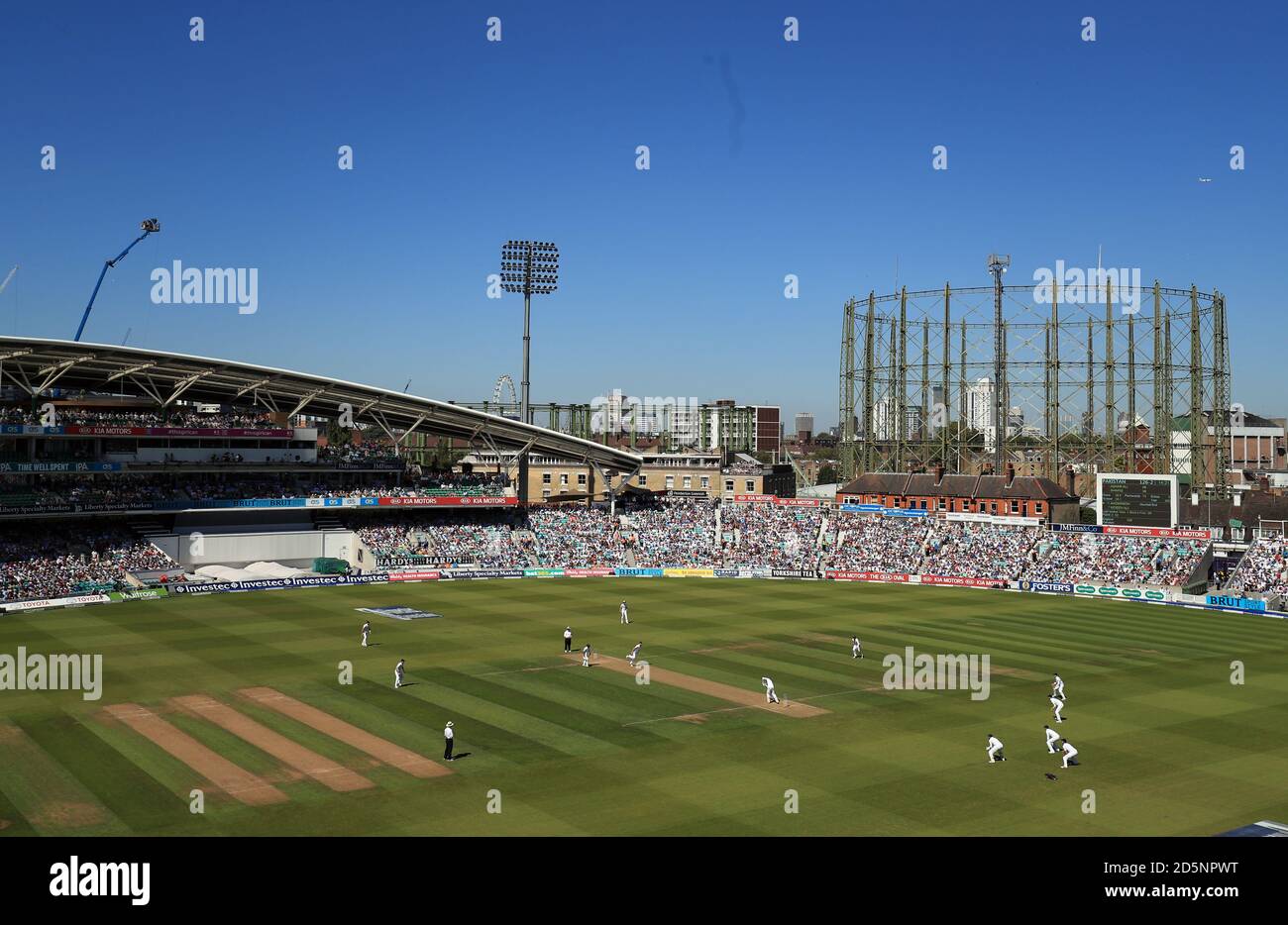 A general view of the Kia Oval during the Test match between England and Pakistan Stock Photo