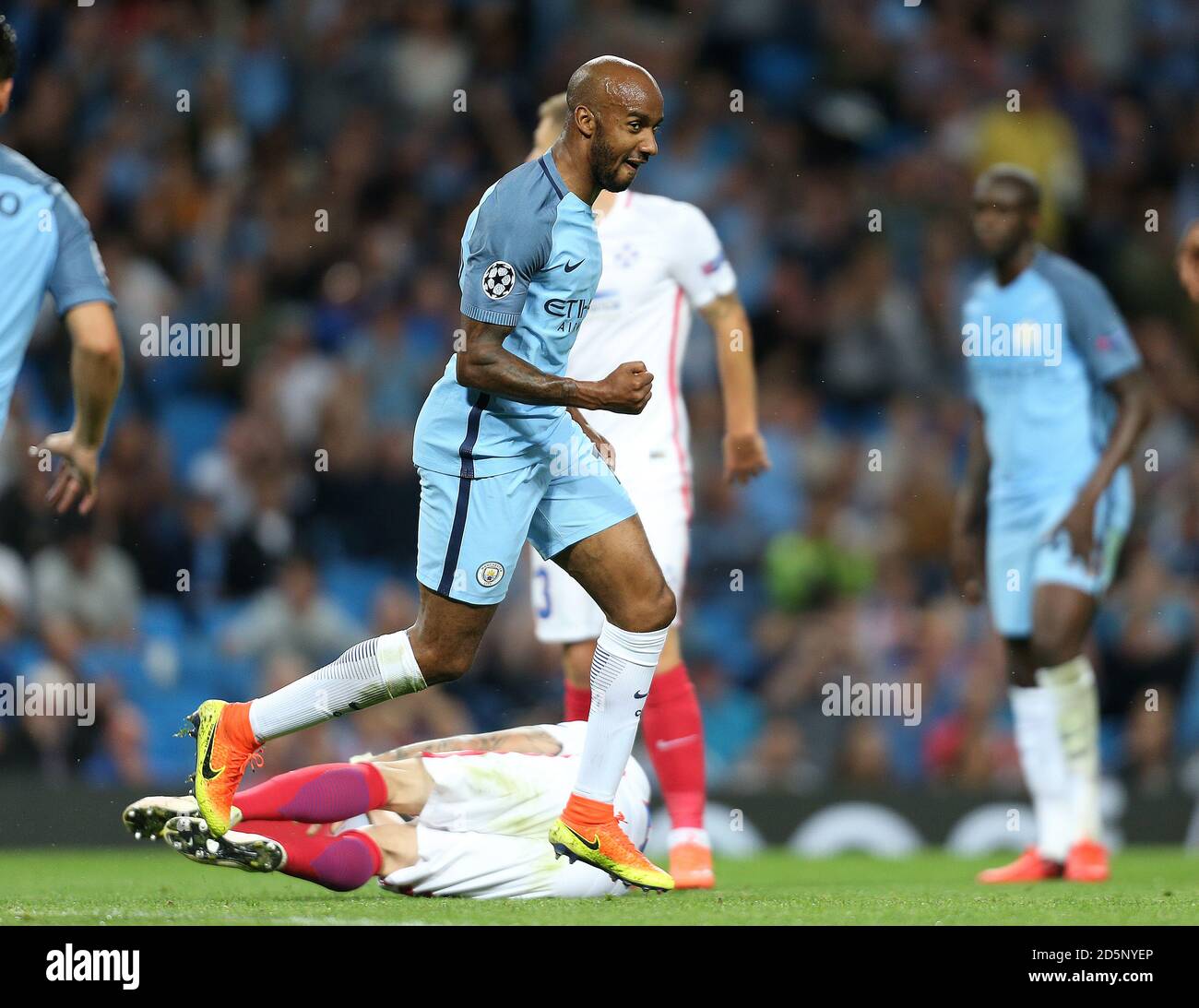 Manchester City S Fabien Delph Right Celebrates Scoring His Side S First Goal Of The Game Stock Photo Alamy Manchester City S Fabien Delph Right Celebrates Scoring His Side S First Goal Of The Game Stock Photo Alamy