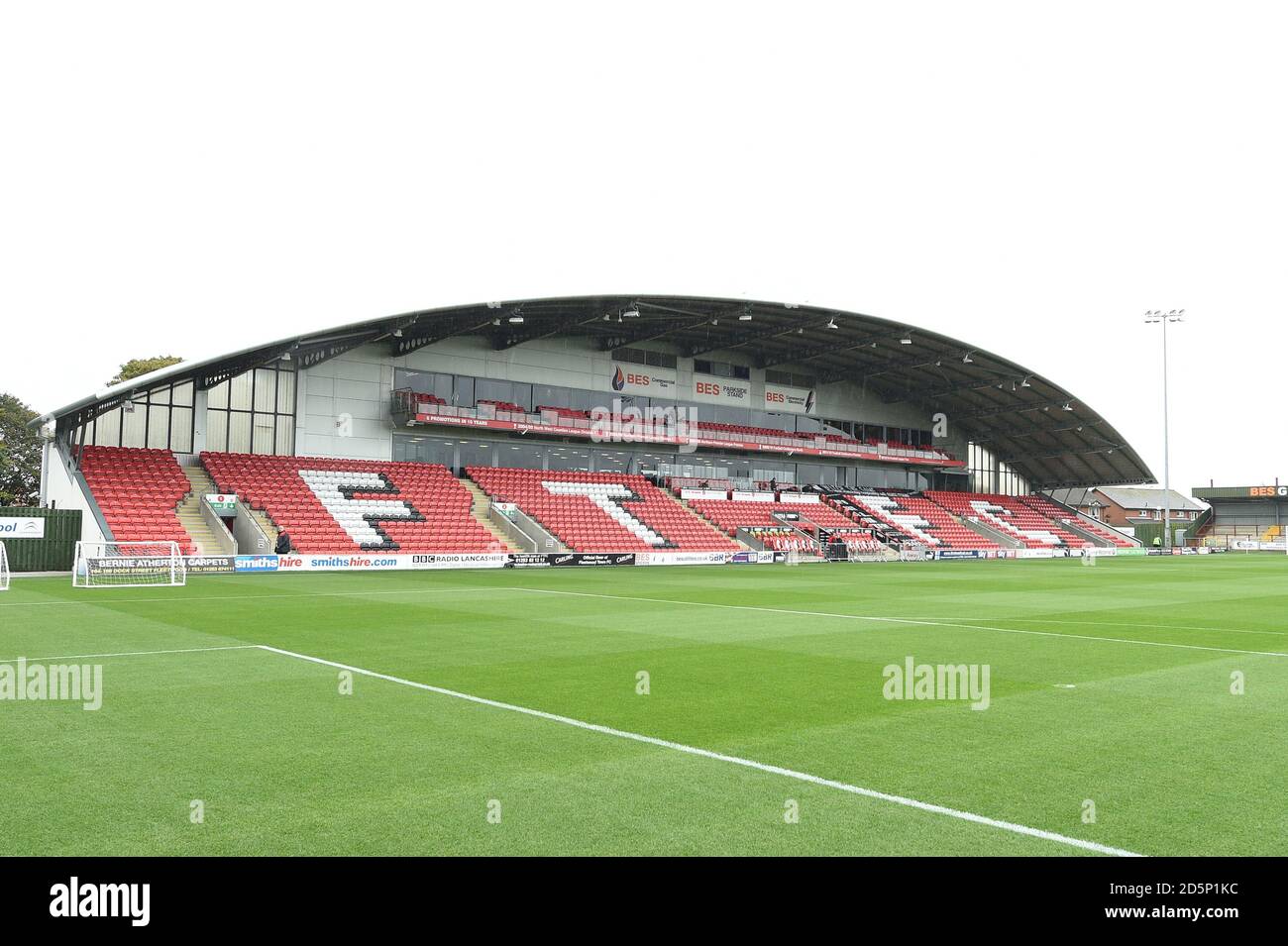 General view of the pitch at Highbury Stadium Stock Photo Alamy