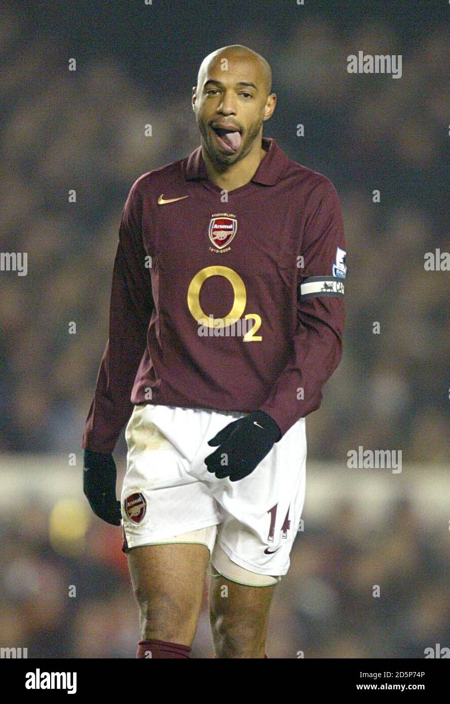 File photo dated 09-01-2012 of Arsenal's Thierry Henry. Issue date: Monday  April 27, 2021 Stock Photo - Alamy