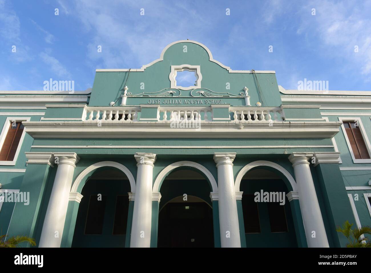 Jose Julian Acosta School on Plaza de Colon in Old San Juan, Puerto