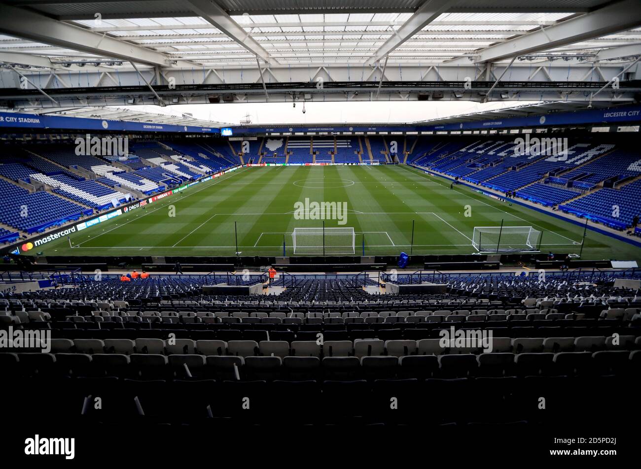 A general view of the King Power Stadium before kick-off Stock Photo ...