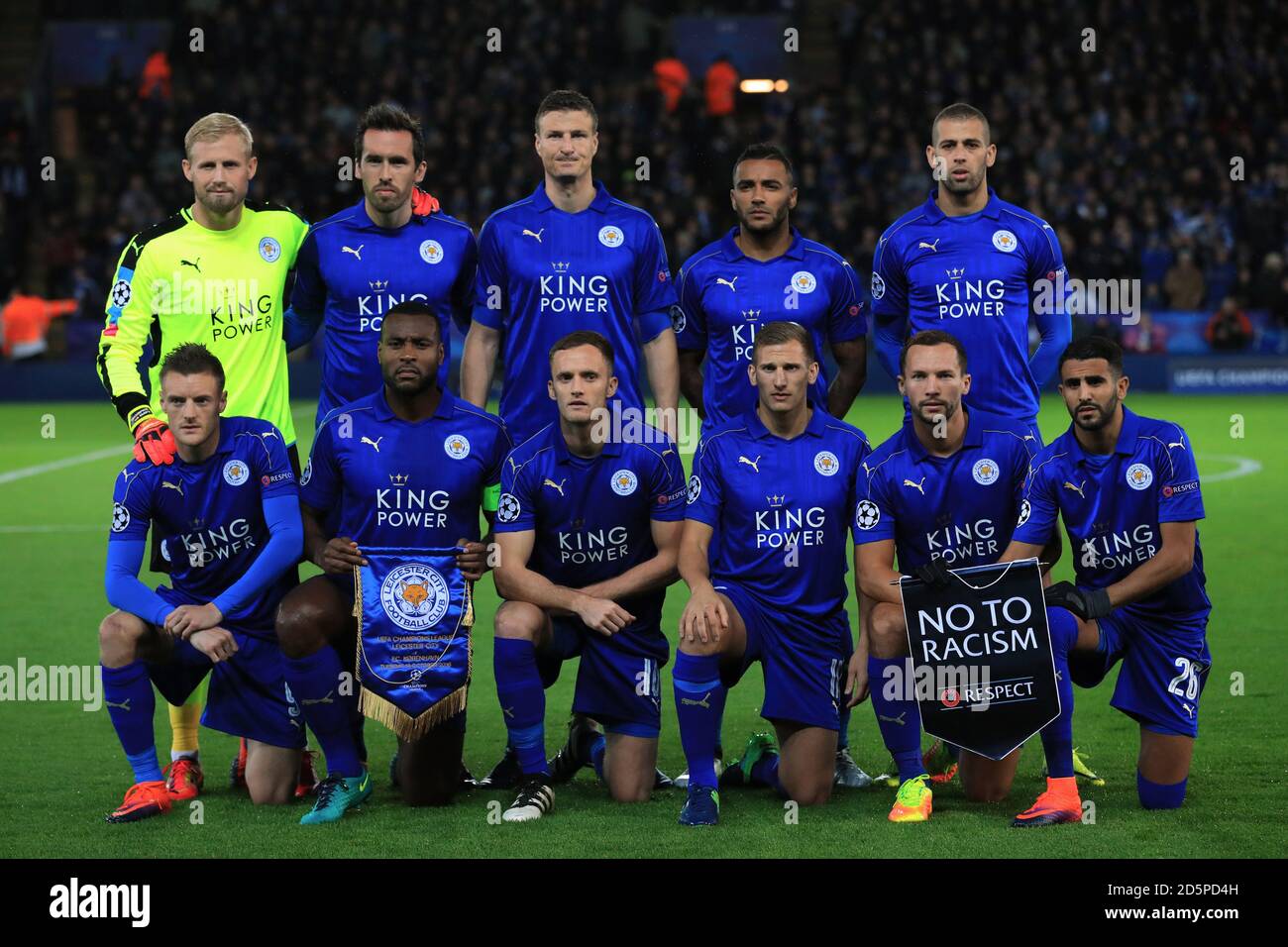 A Leicester City team group photo Stock Photo
