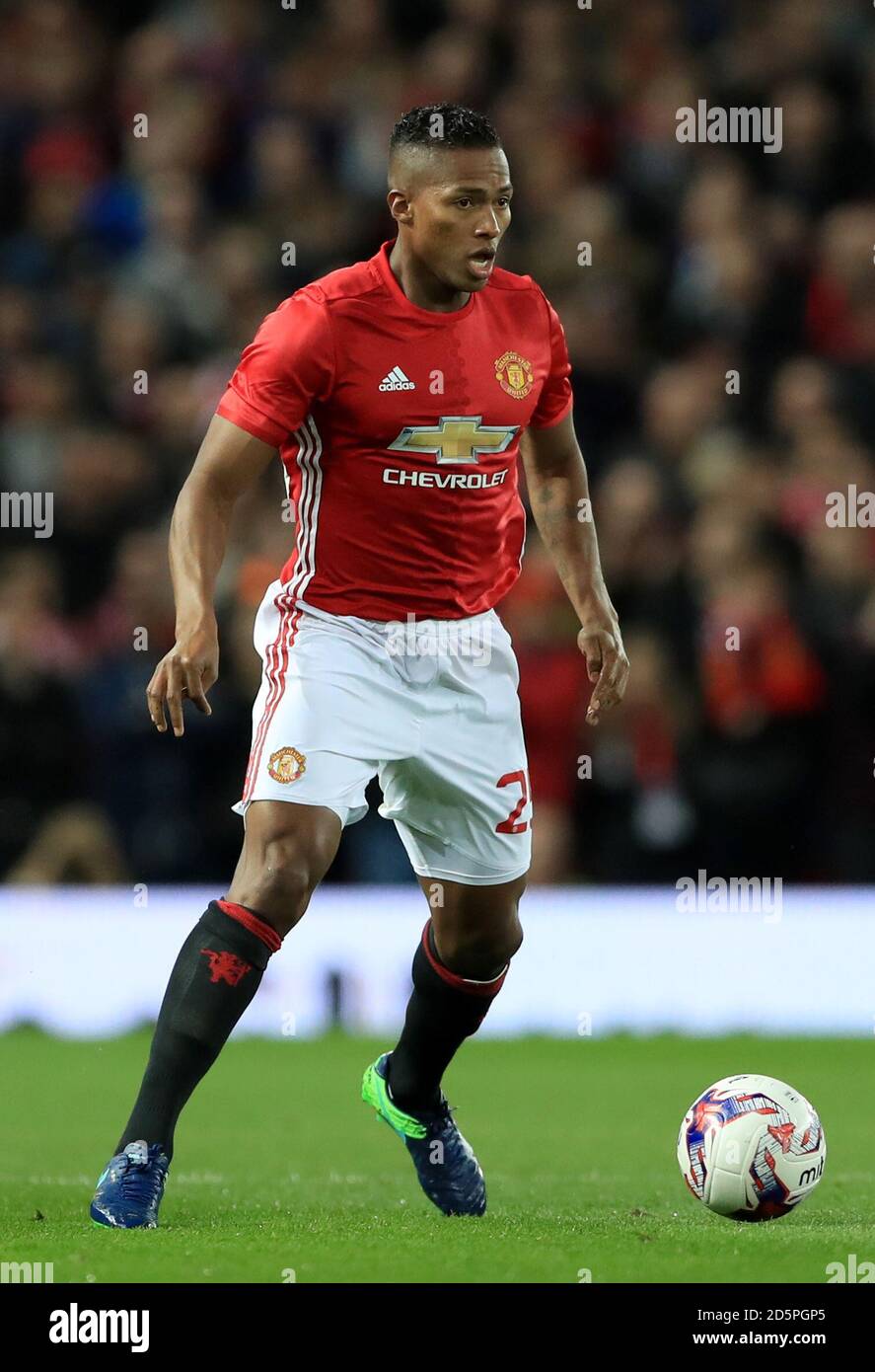 Manchester United's Luis Antonio Valencia in action. Stock Photo