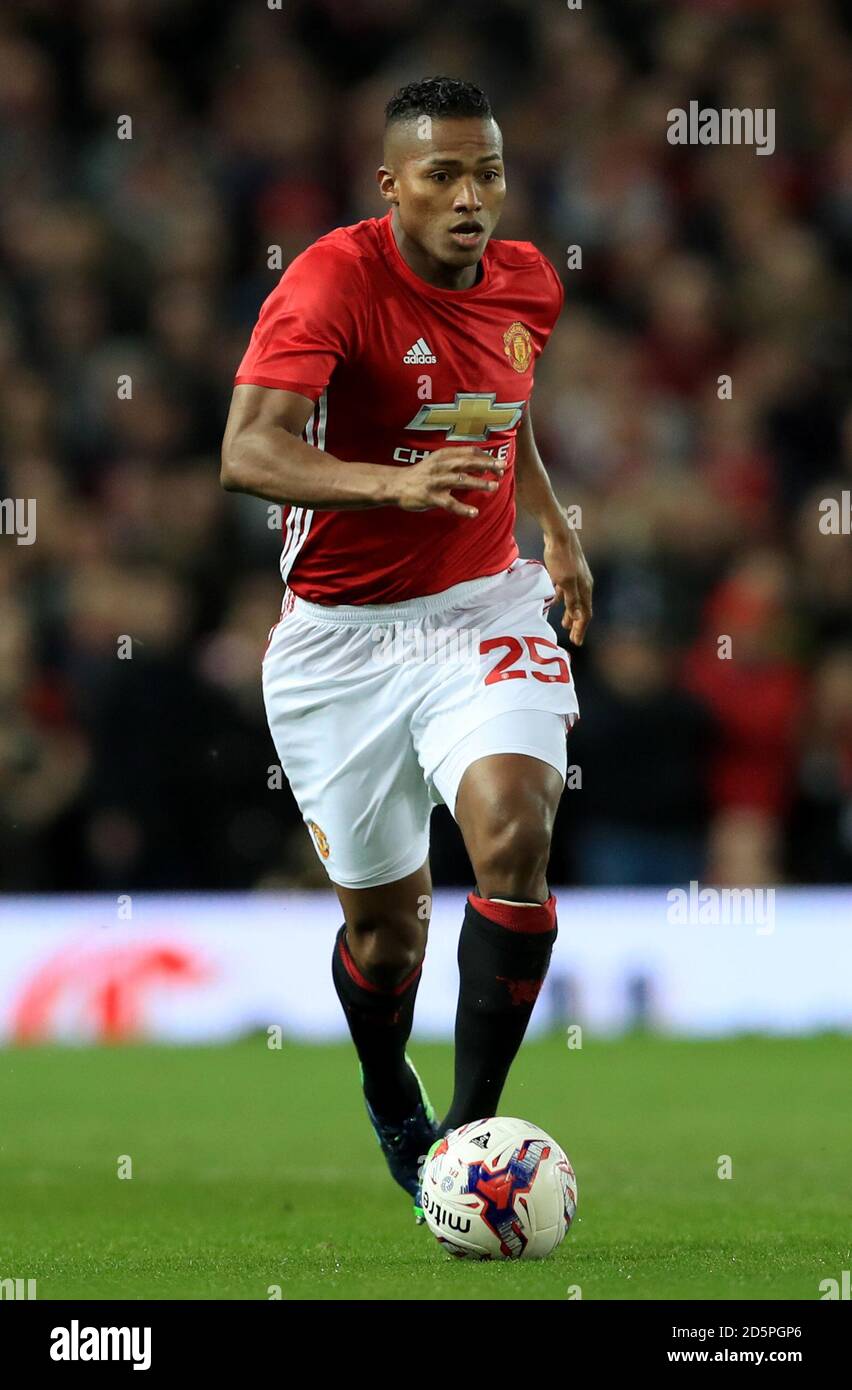 Manchester United's Luis Antonio Valencia in action. Stock Photo
