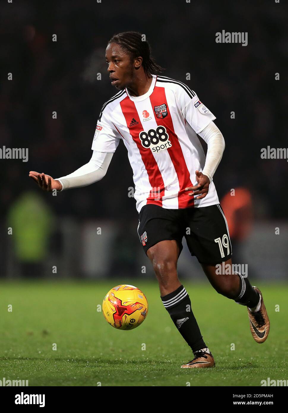 Romaine Sawyers, Brentford Stock Photo Alamy