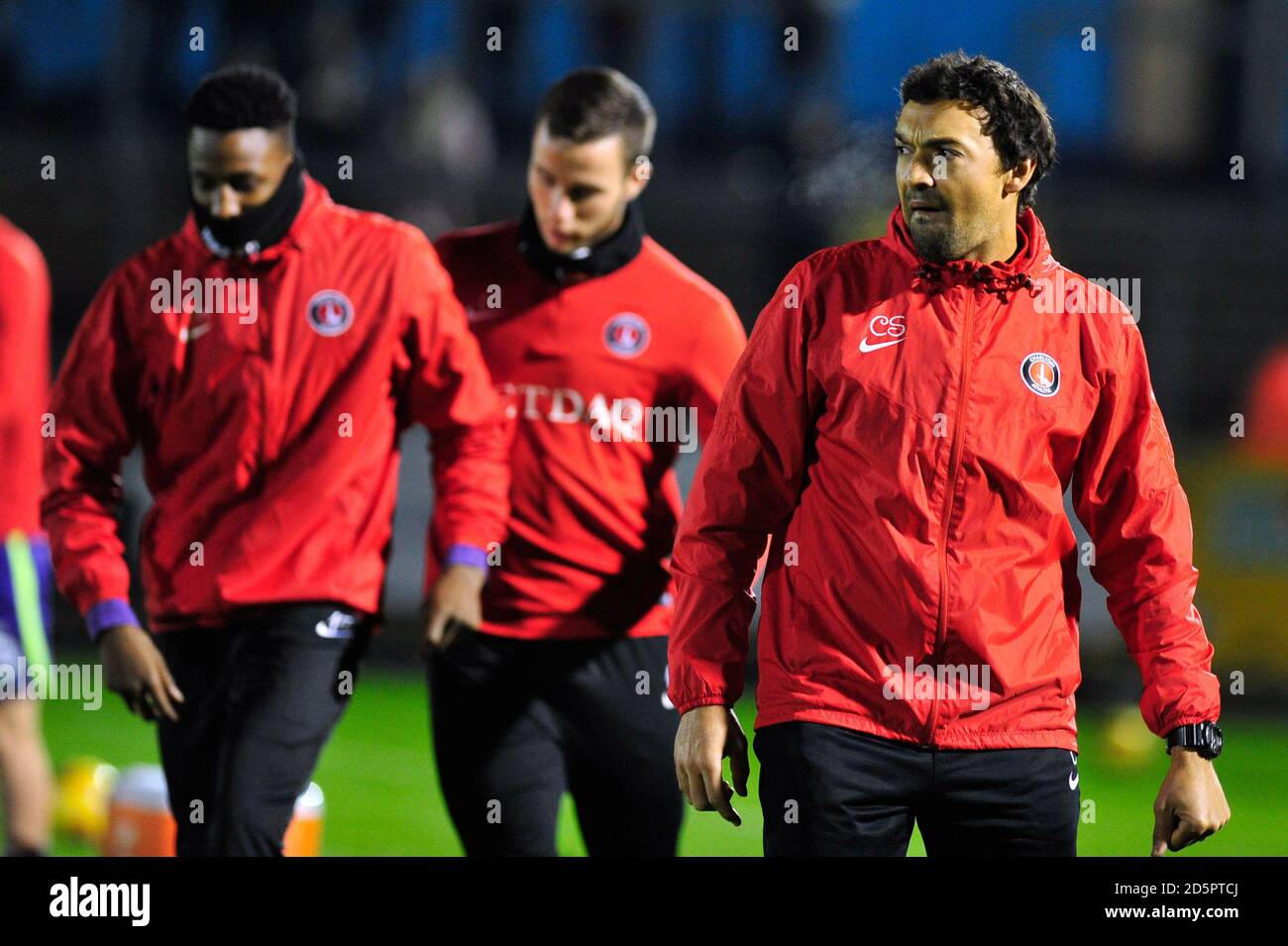 Charlton Athletic Head of Sports Science Carl Serrant (right Stock ...