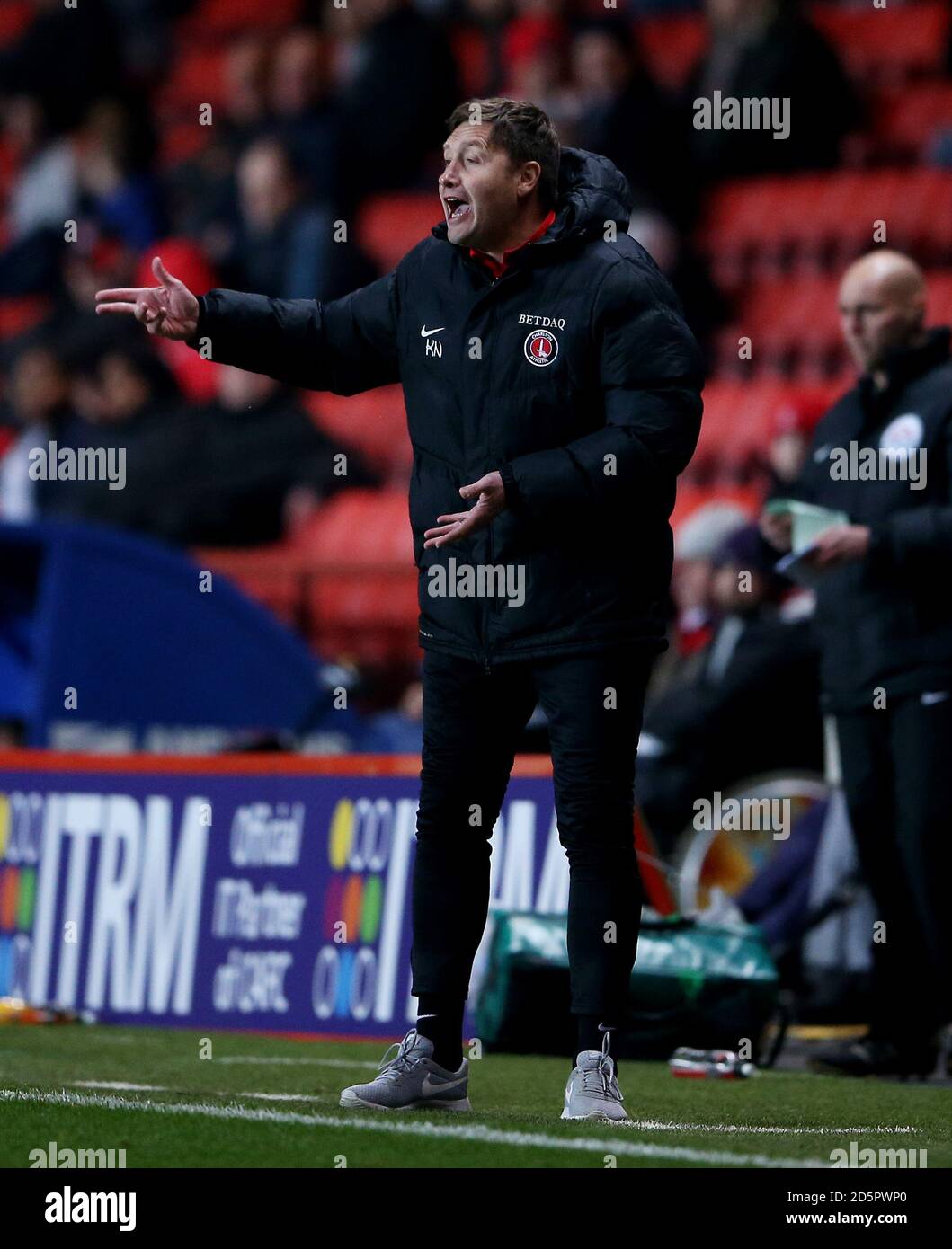 Millwall U23 Manager Kevin Nugent During Editorial Stock Photo