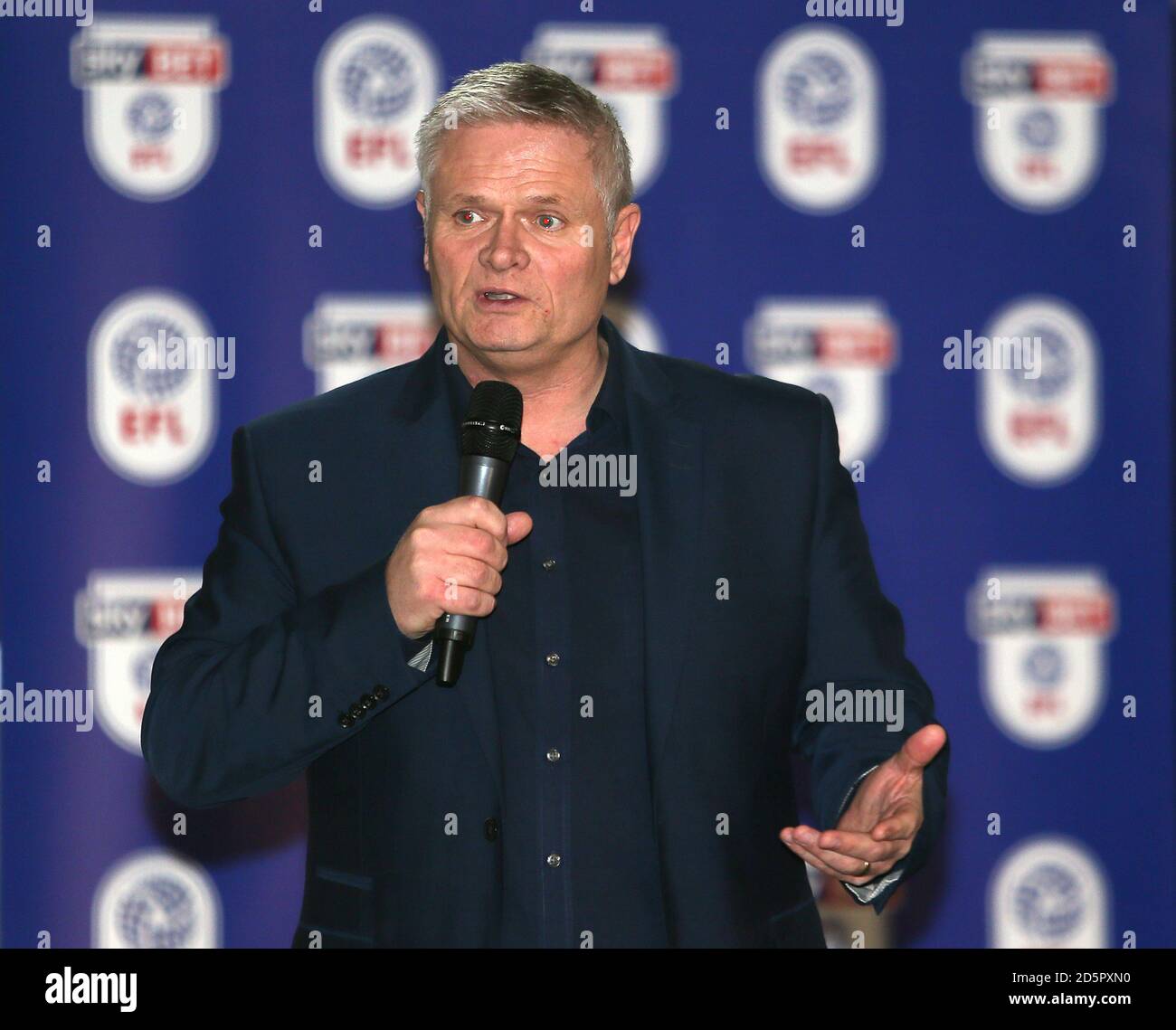 Alan Myers during the EFL fan forum 'Every Fan Counts Launch Stock ...
