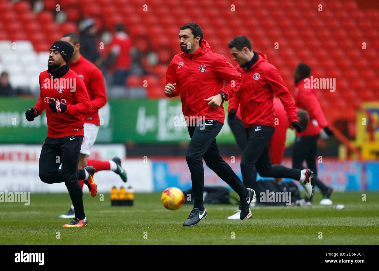 Charlton Athletic's Head of Sports Science Carl Serrant (centre Stock ...