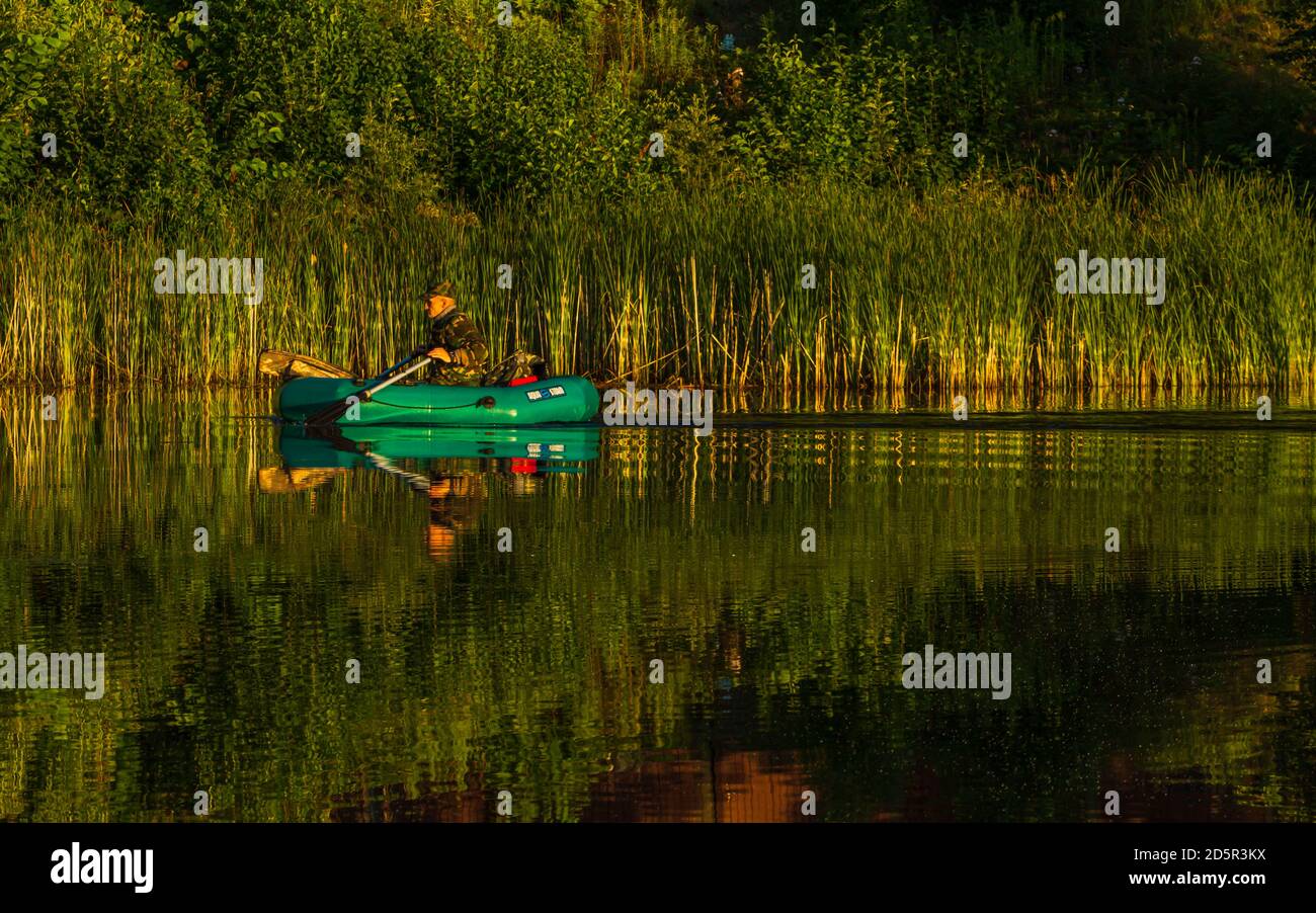Rowing Riga Daugava beach hi-res stock photography and images - Alamy