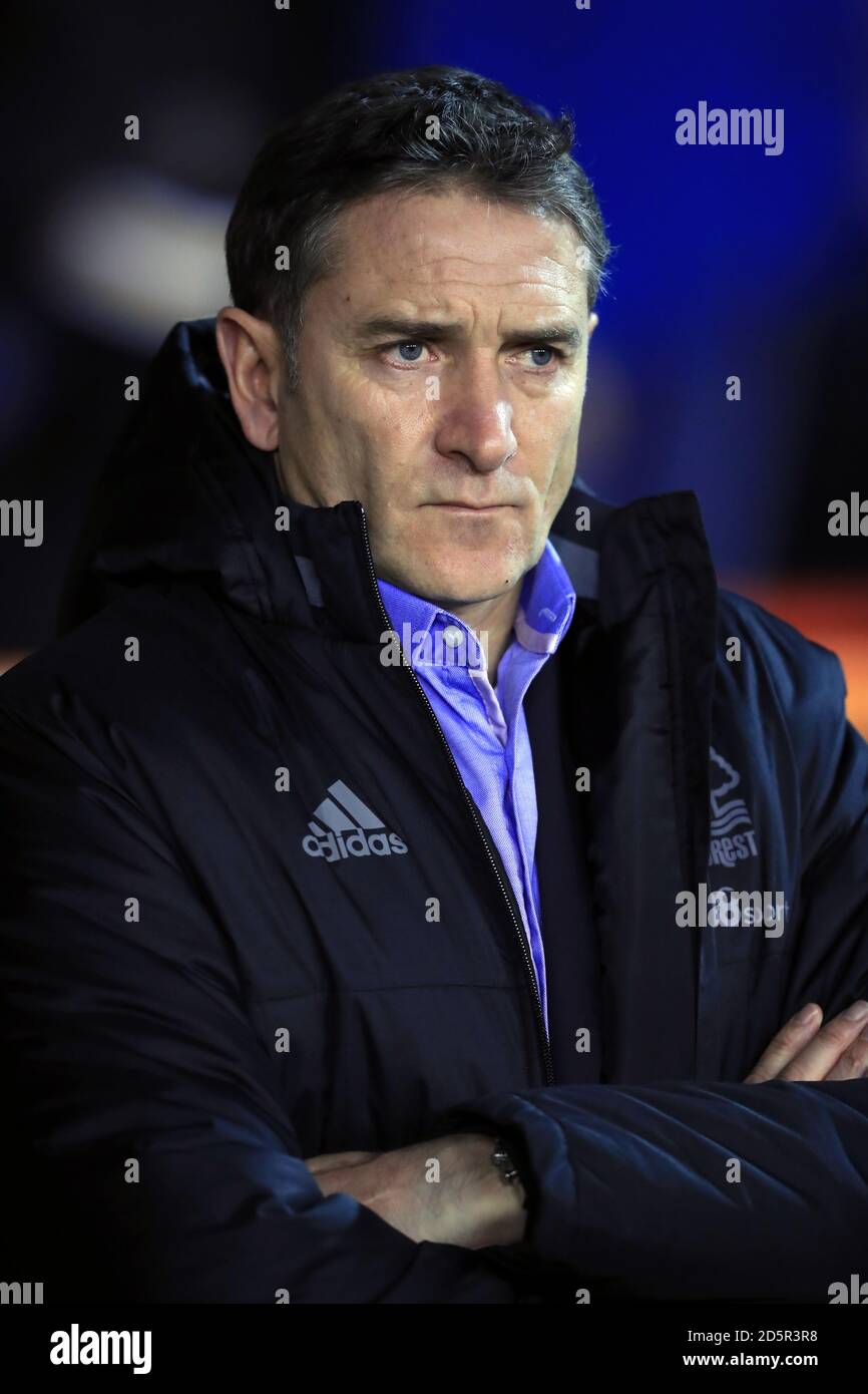 Nottingham Forest manager Philippe Montanier Stock Photo Alamy