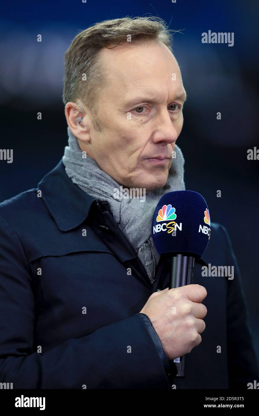 Lee Dixon, television presenter Stock Photo Alamy