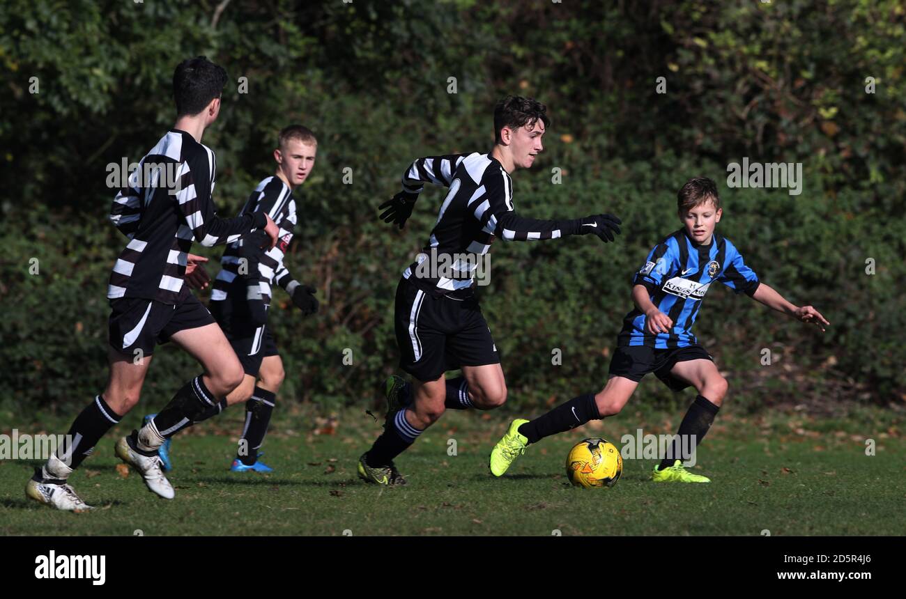 Chorleywood Common Youth Hurricane U15 S Black And White Kit V Berkhamsted Raiders Black U15 S Blue And Black Kit At Chorleywood House Hertfordshire Stock Photo Alamy Chorleywood Common Youth Hurricane U15 S Black And White Kit V Berkhamsted Raiders Black U15 S Blue And Black Kit At Chorleywood House Hertfordshire Stock Photo Alamy