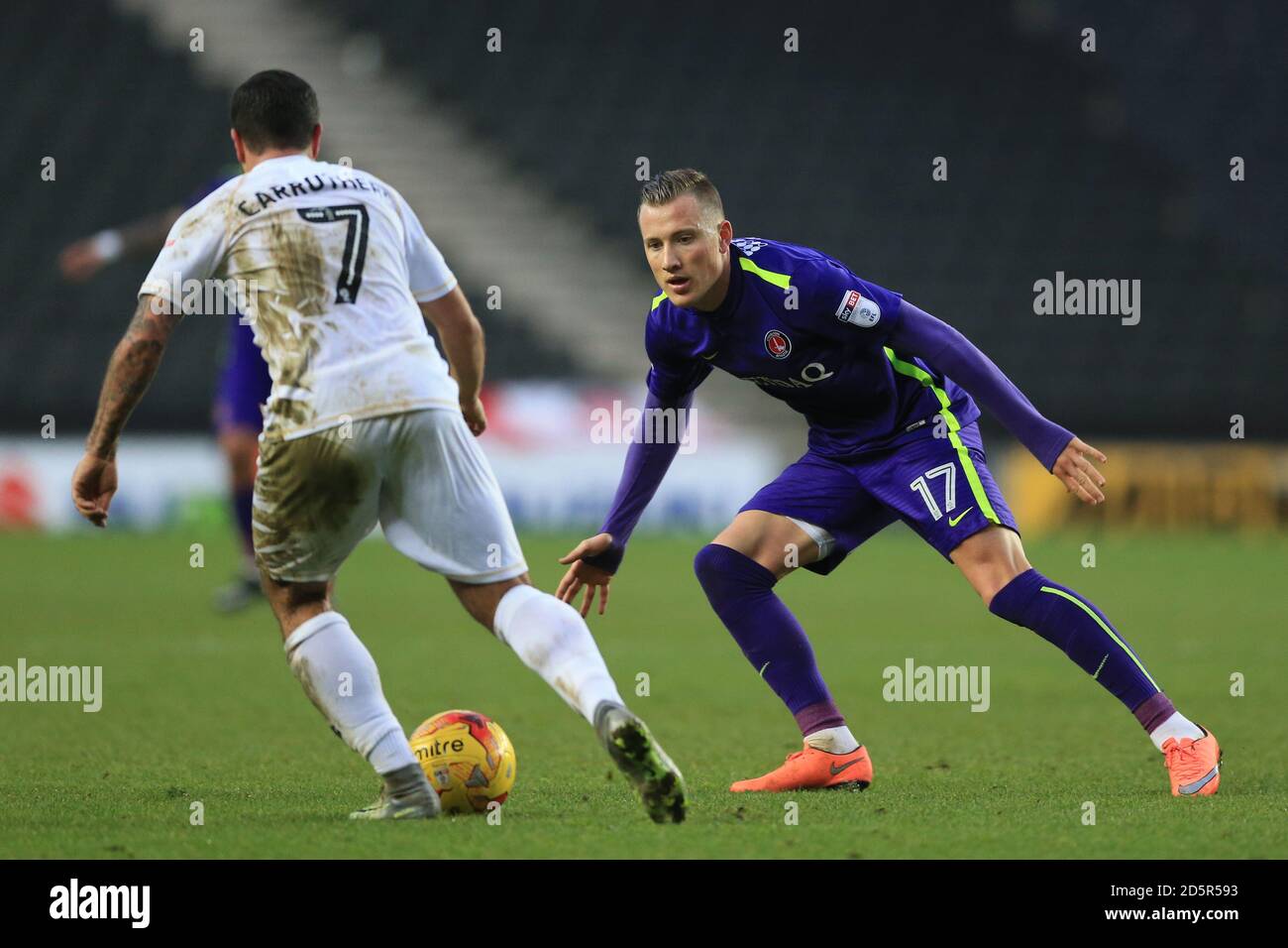 Charlton Athletic's Fredrik Ulvestad (right Stock Photo Alamy