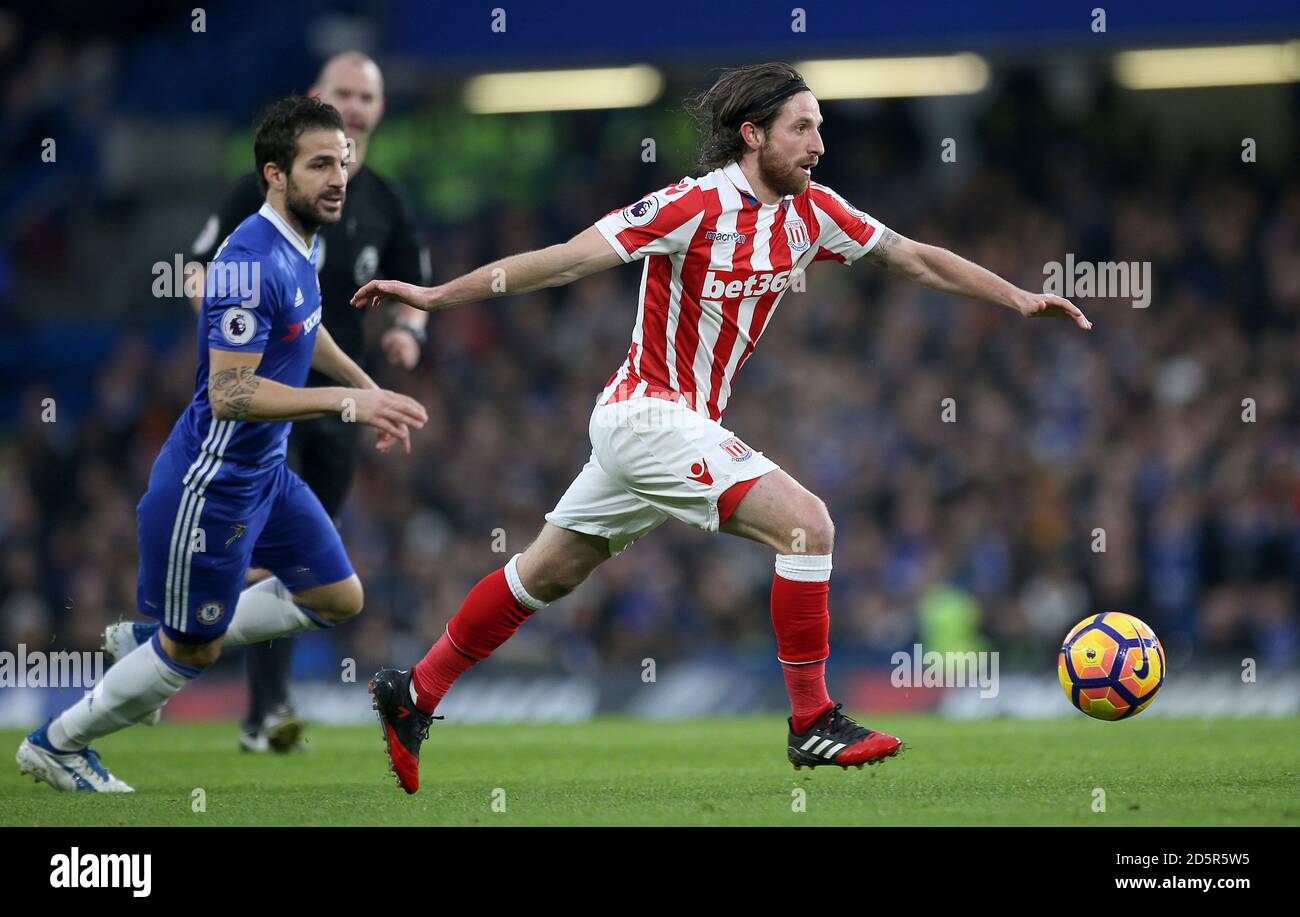 Stoke City's Joe Allen in action Stock Photo - Alamy