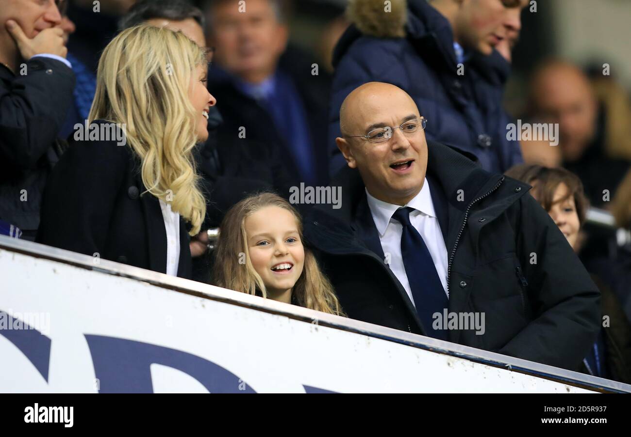 Tottenham Hotspurs Chairman Levy in the stands Stock Photo -
