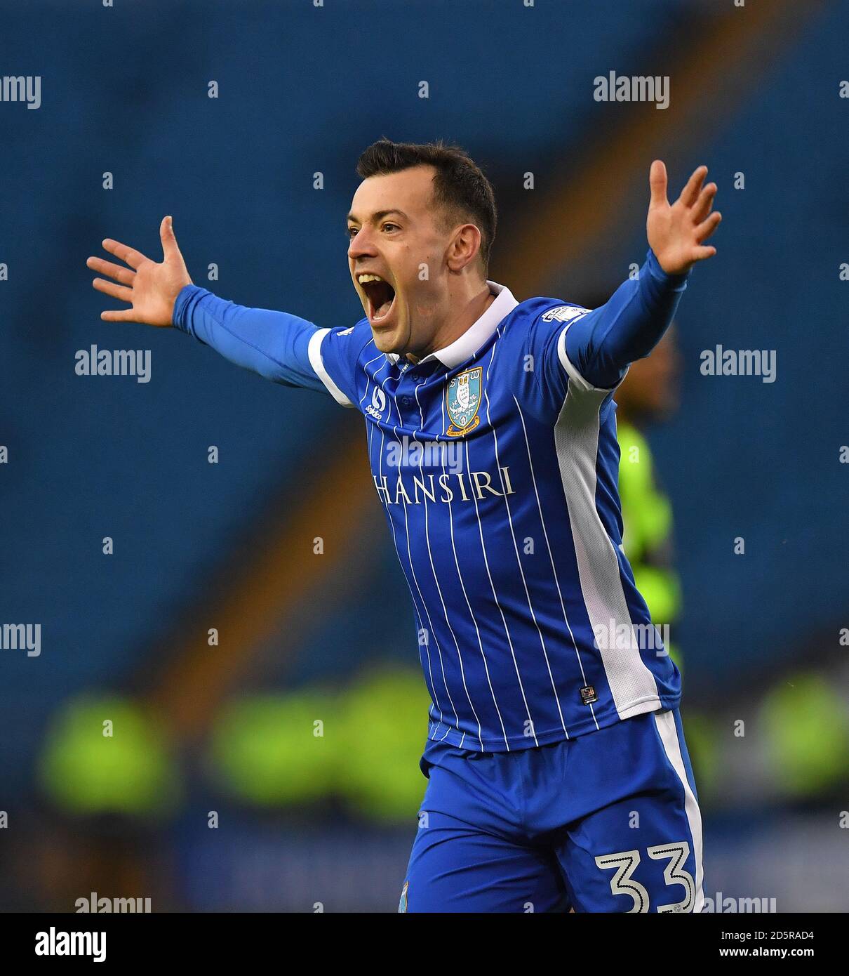 Sheffield Wednesday's Ross Wallace celebrates scoring his team's