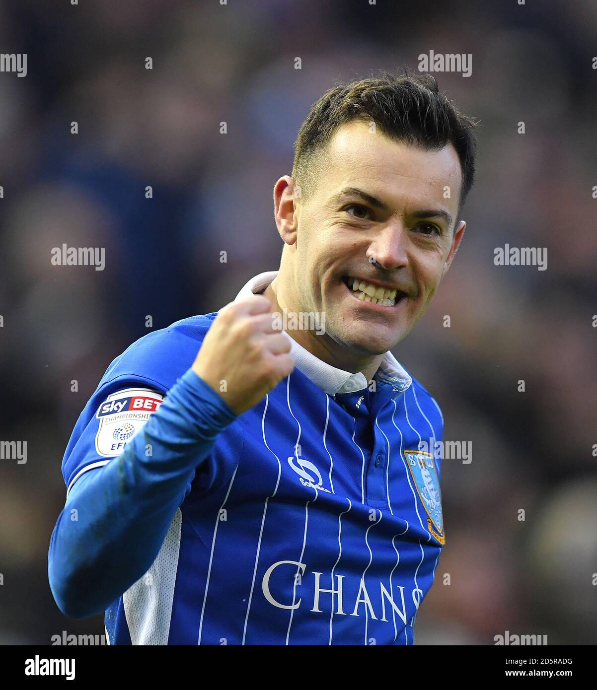 Sheffield Wednesday's Ross Wallace celebrates scoring his team's
