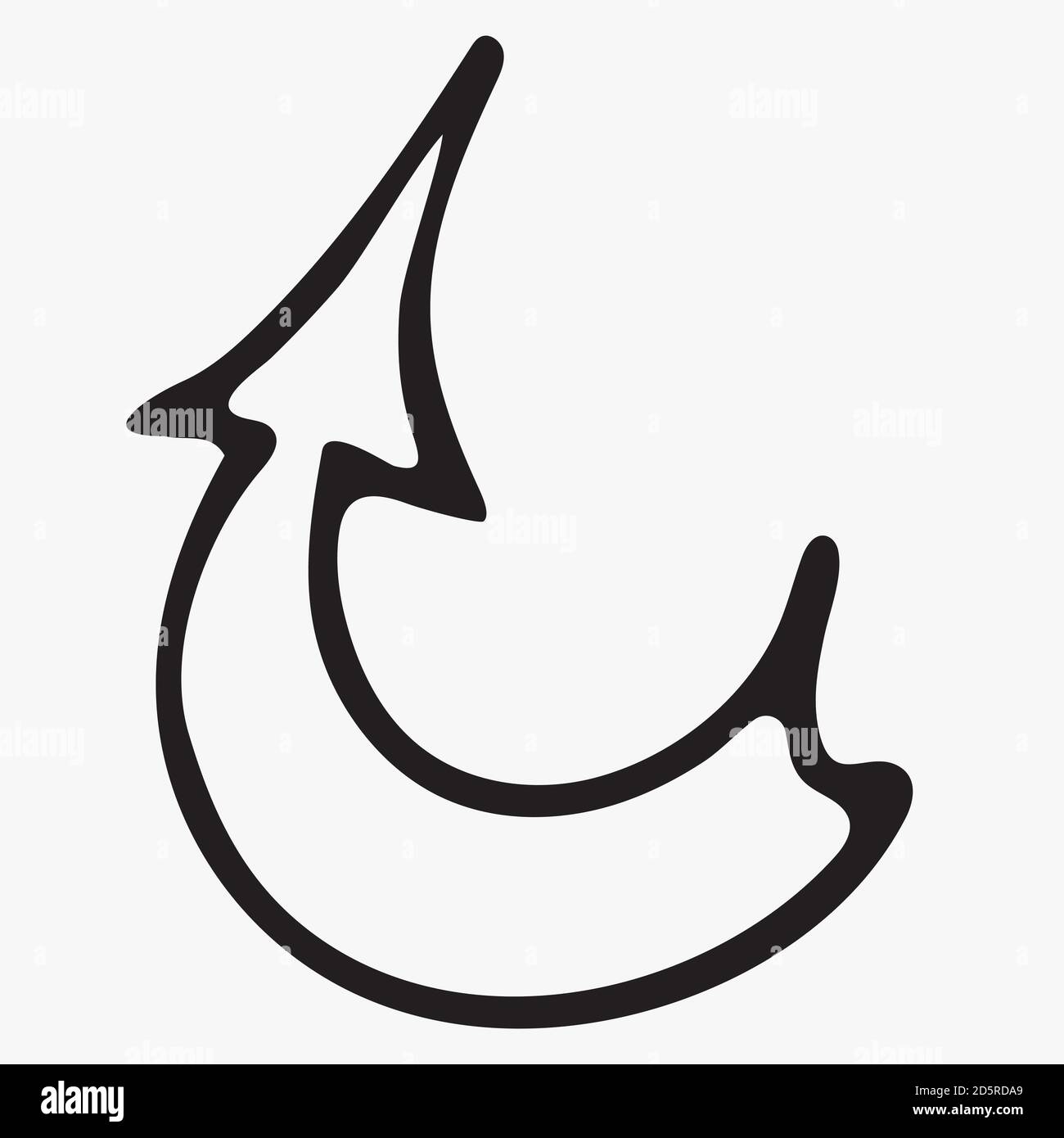 vector arrow drawn by hand Stock Vector Image & Art - Alamy