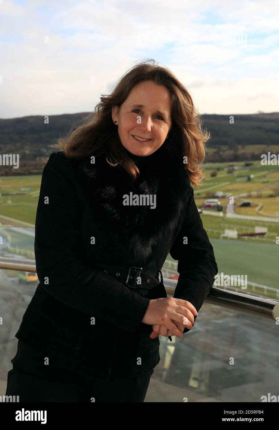 ITV Racing presenter Alice Plunkett during Festival Trials Day at