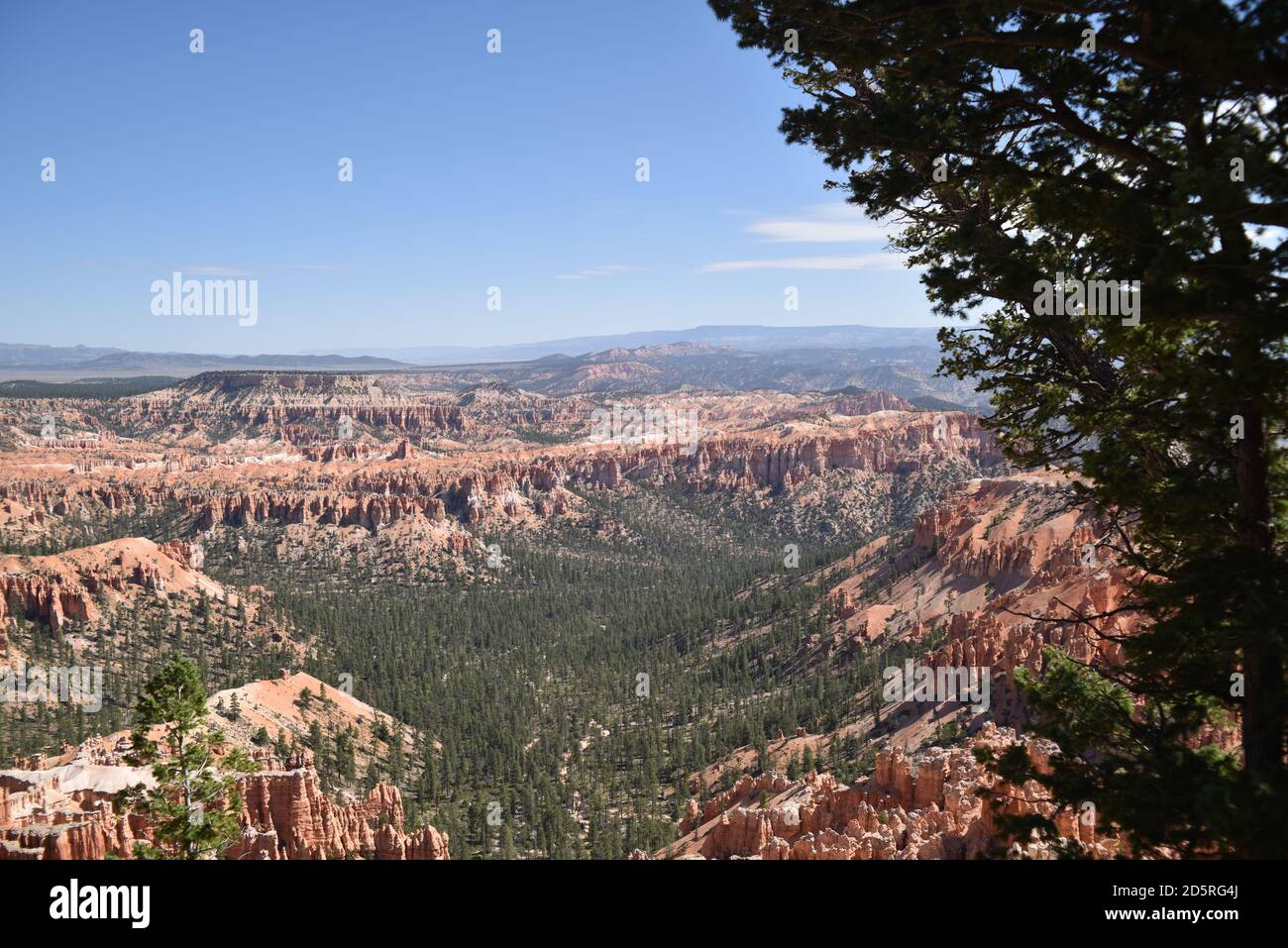 Bryce Canyon National Park, UT., U.S.A. 8/15/2020.  Bryce Canyon viewpoints: Farview, Fairyland, Sunrise & Sunset, Inspiration & Bryce point. Stock Photo