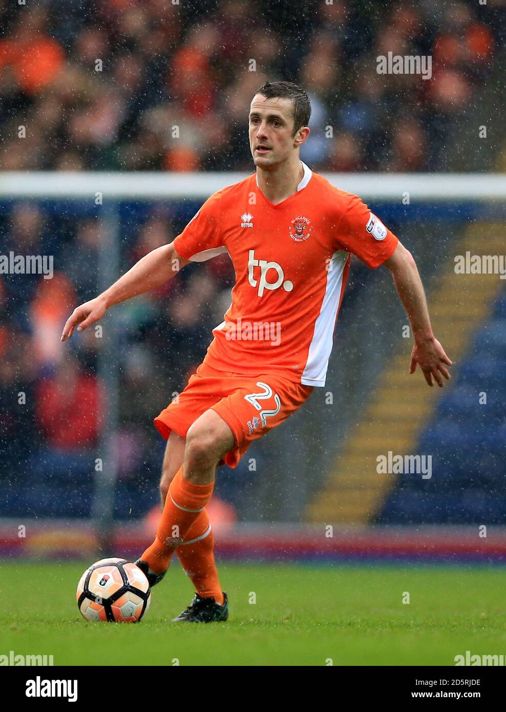 Blackpool's Danny Pugh Stock Photo Alamy
