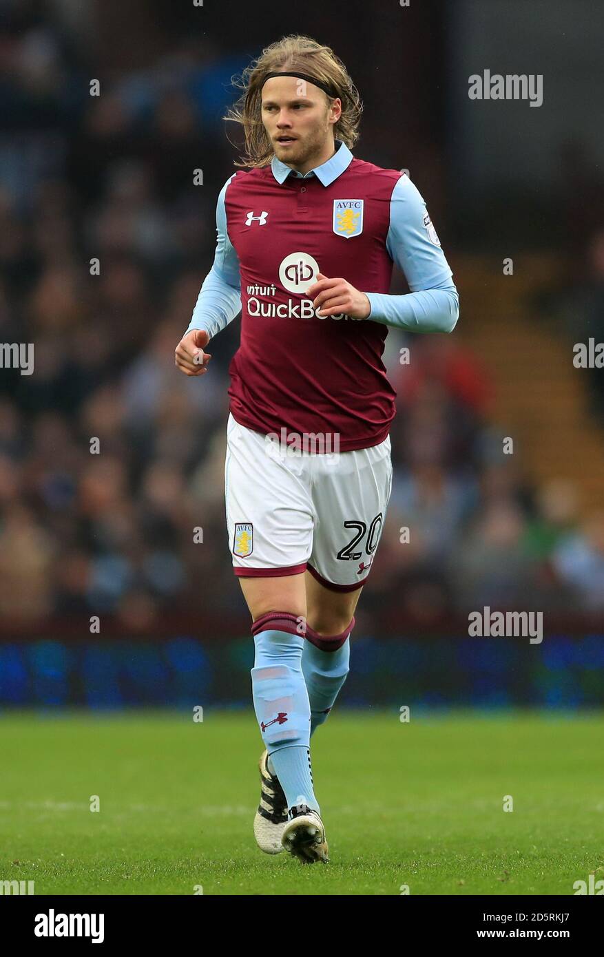 Aston Villa's Birkir Bjarnason Stock Photo