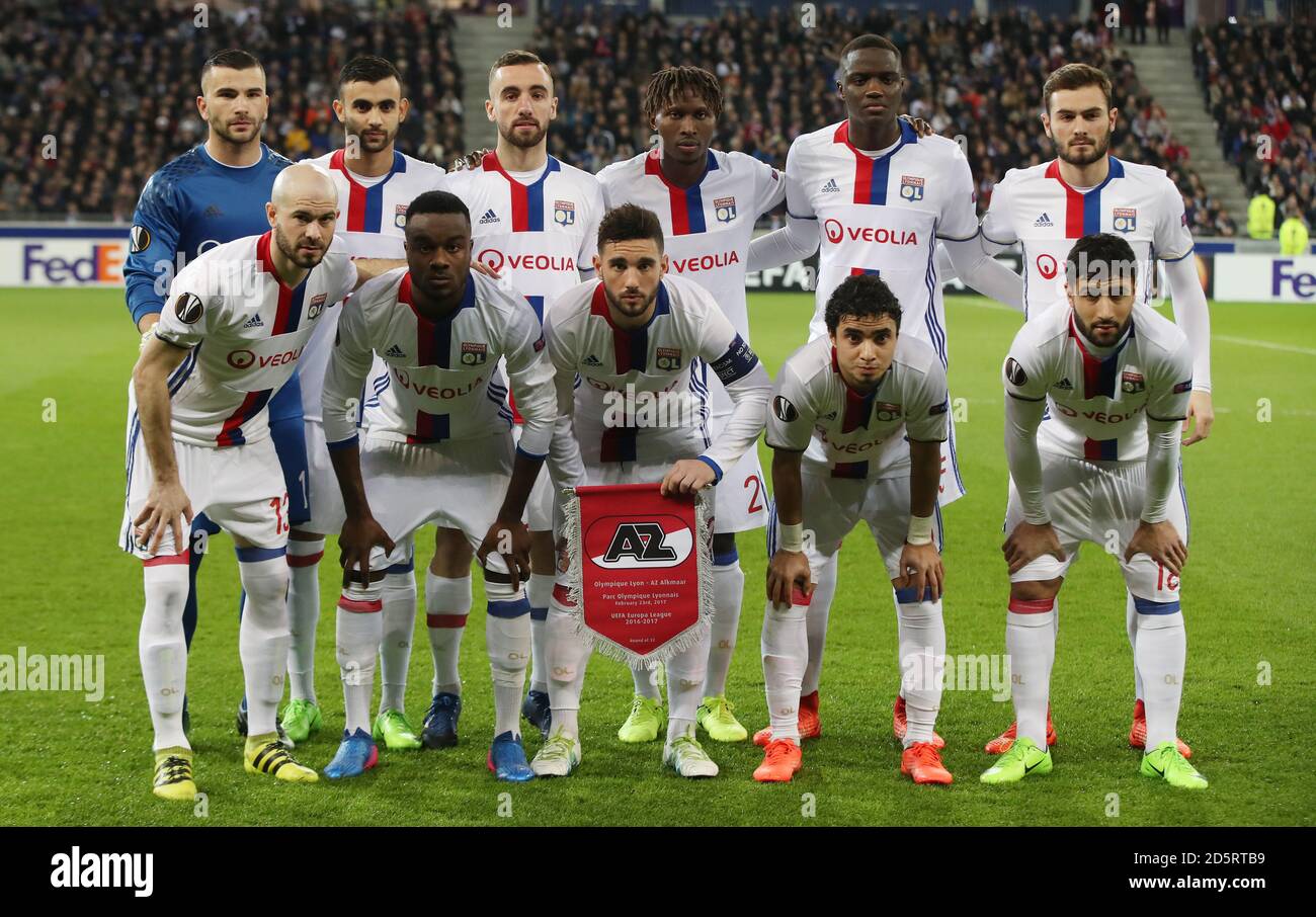 Logo of French football team Olympique Lyonnais Stock Photo - Alamy