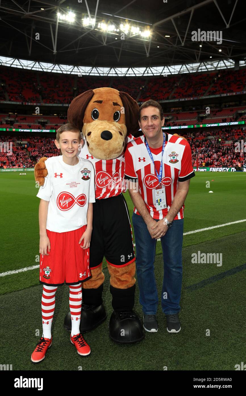 Millwall FC - Millwall v Rotherham United matchday mascots