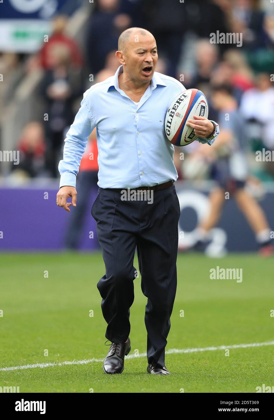 England head coach Eddie Jones before the game Stock Photo