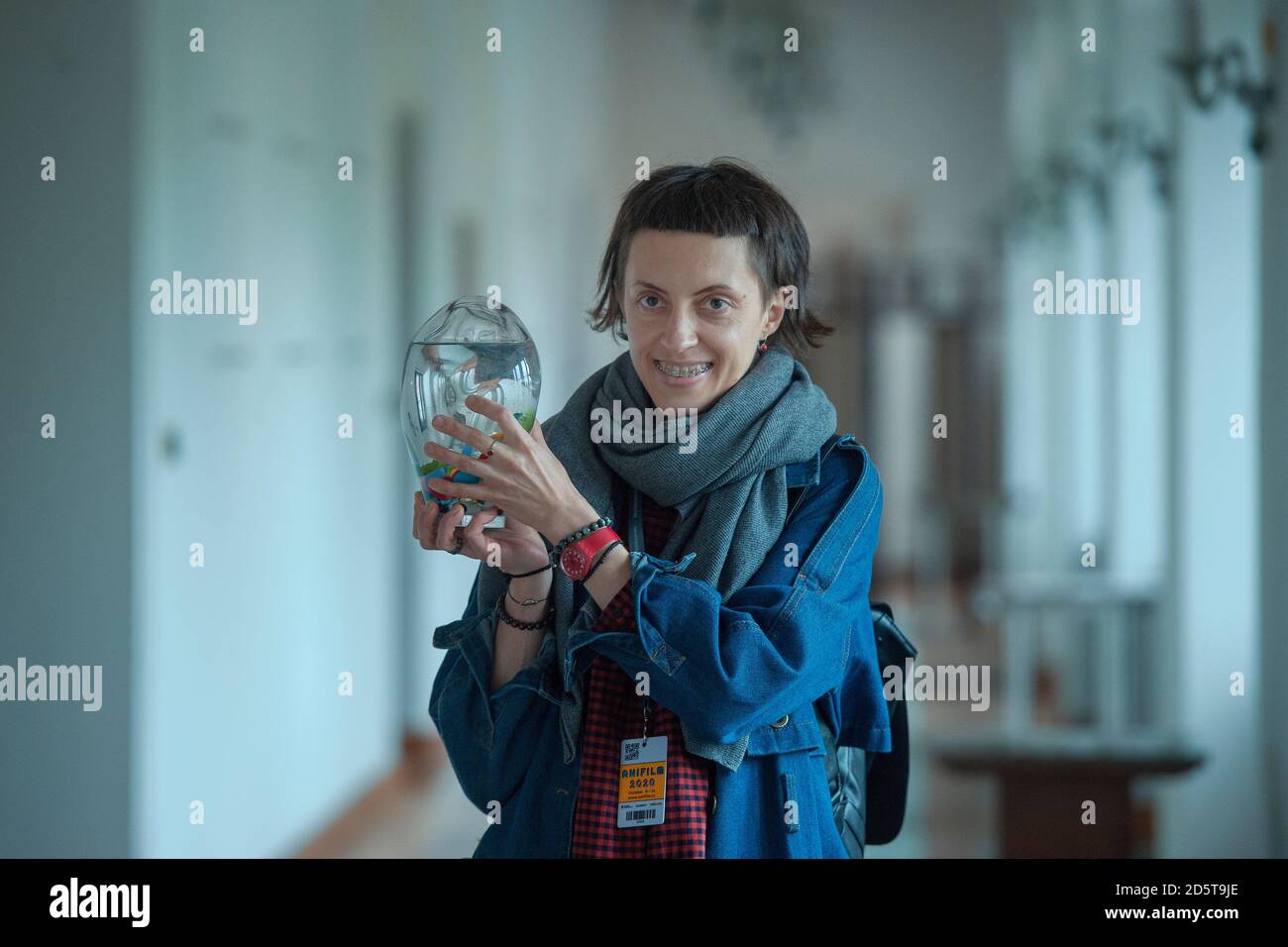 Liberec, Czech Republic. 10th Oct, 2020. Director Daria Kashcheeva won the  International Festival of Animated Films main prize for her animated film  Daughter on October 10, 2020. This Academy Award nominated and