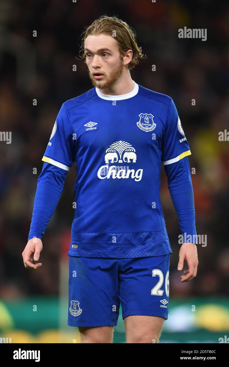 Tom Davies Everton Stock Photo Alamy