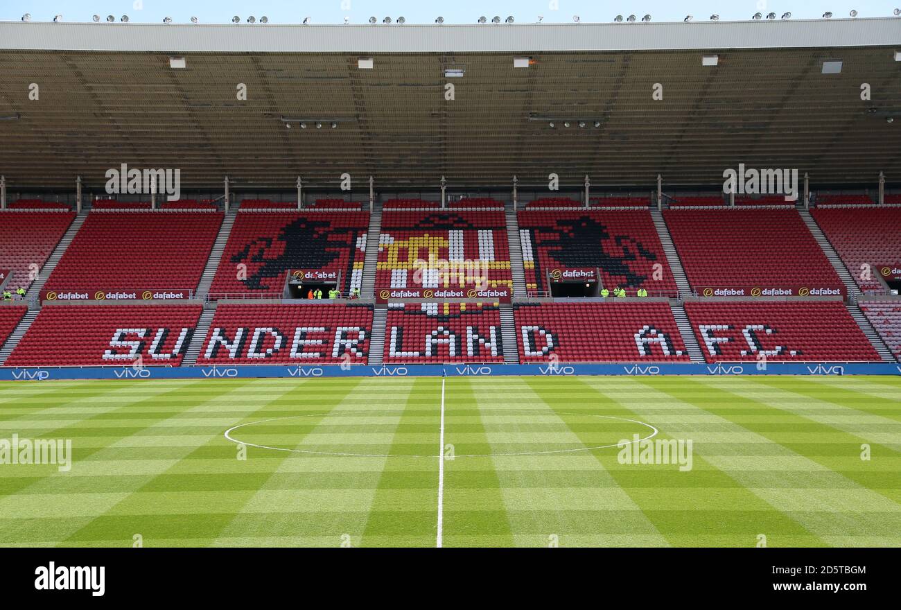 A general view of the pitch and stands Stock Photo - Alamy