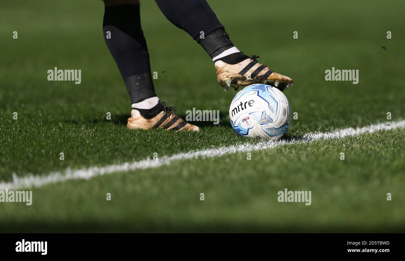 Match ball detail Stock Photo Alamy