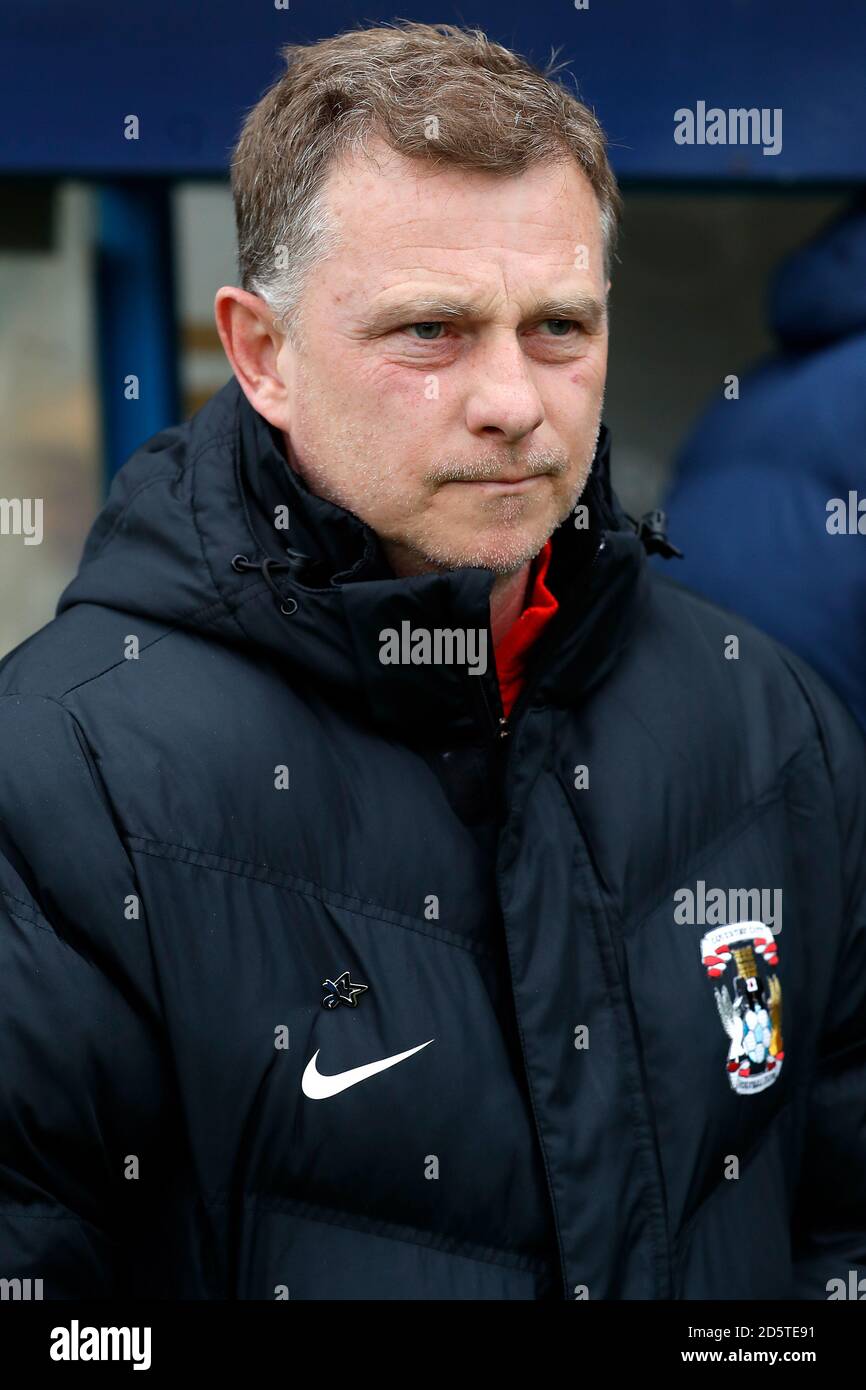 Coventry City manager Mark Robins Stock Photo - Alamy