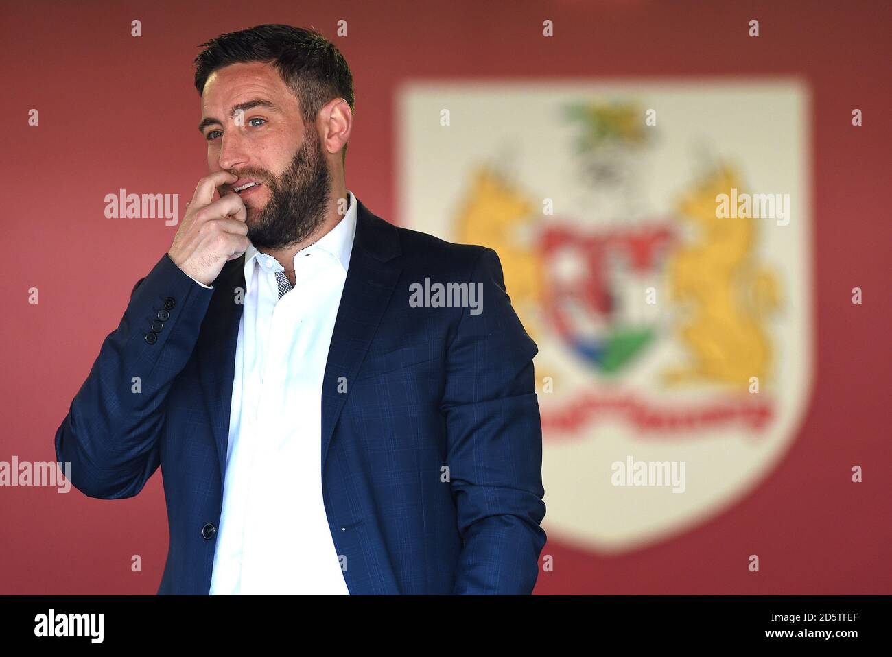 Bristol City Head Coach Lee Johnson Stock Photo